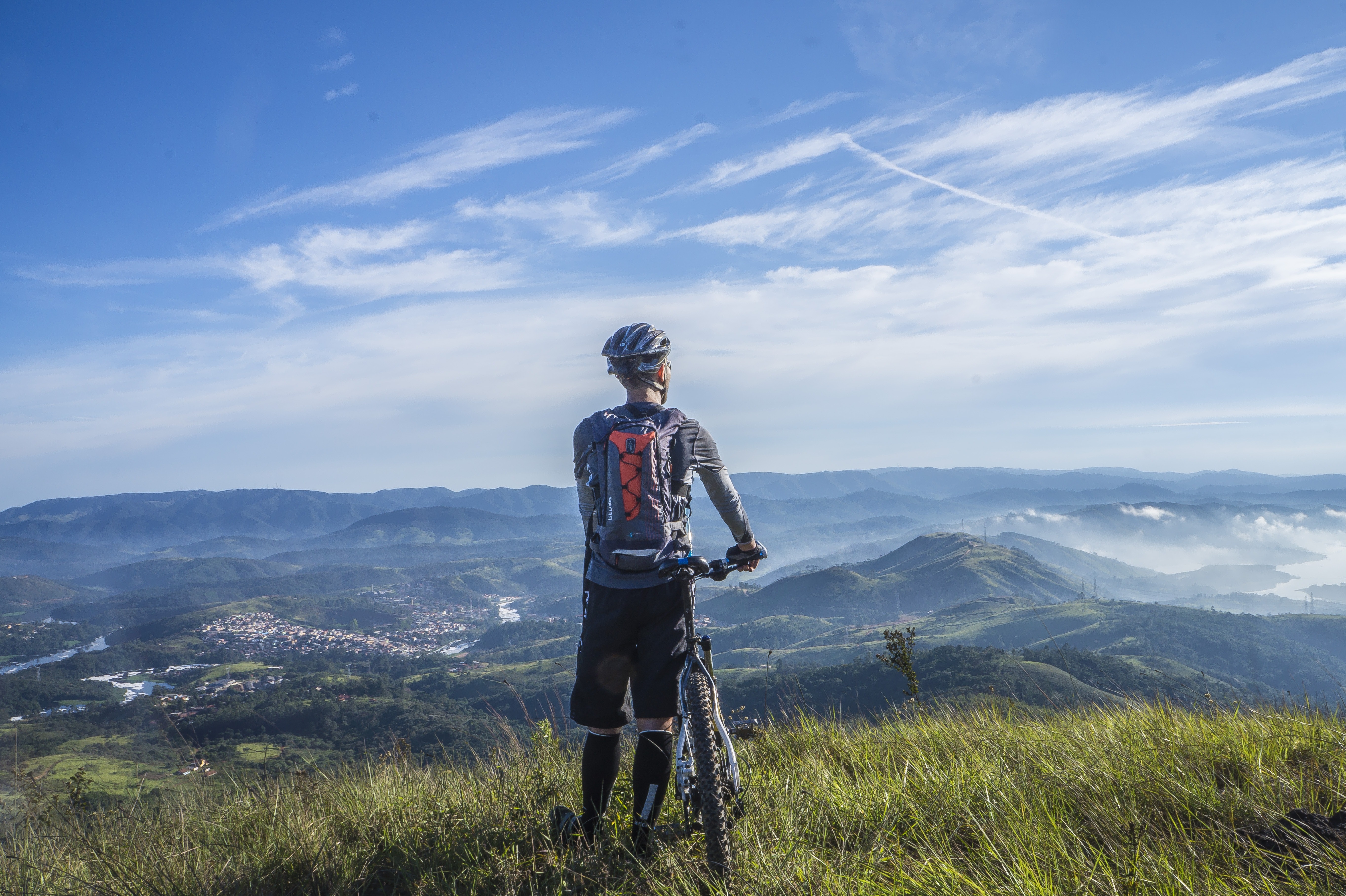 Bicycle Alone Ride Hd Landscape Wallpapers