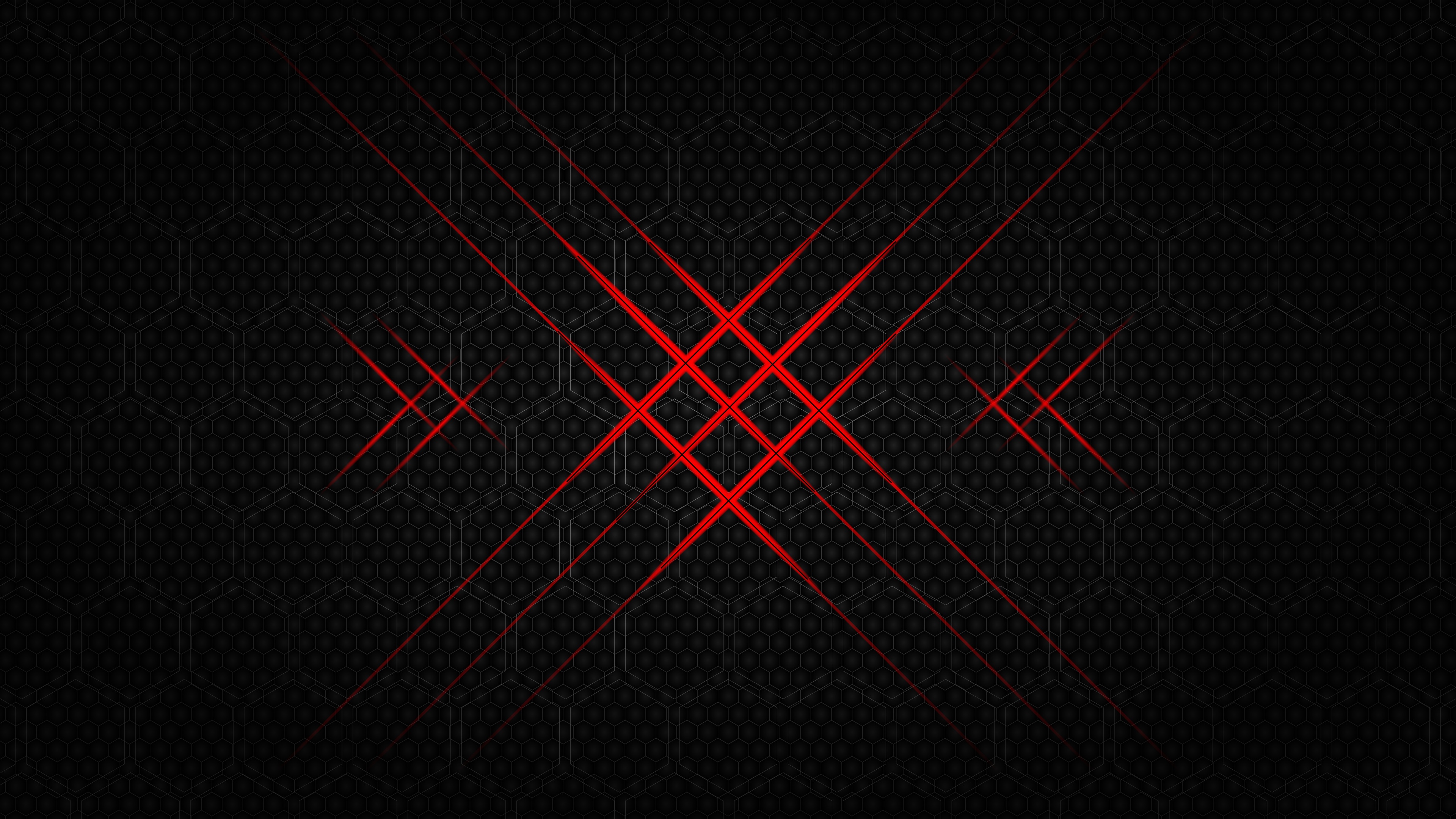 Blue Flash Hexagon 4K Wallpapers