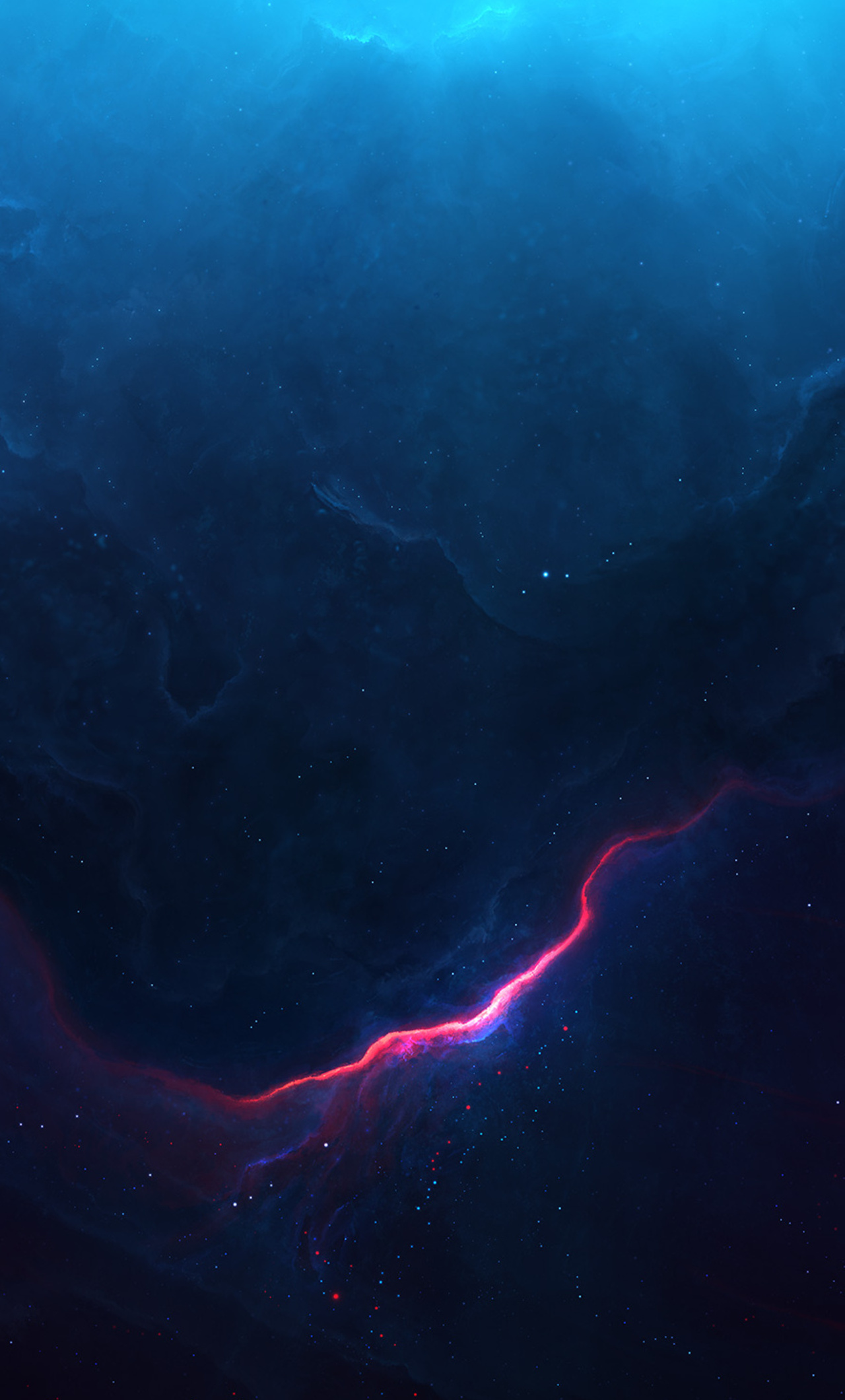 Blue Nebula Scenery Wallpapers