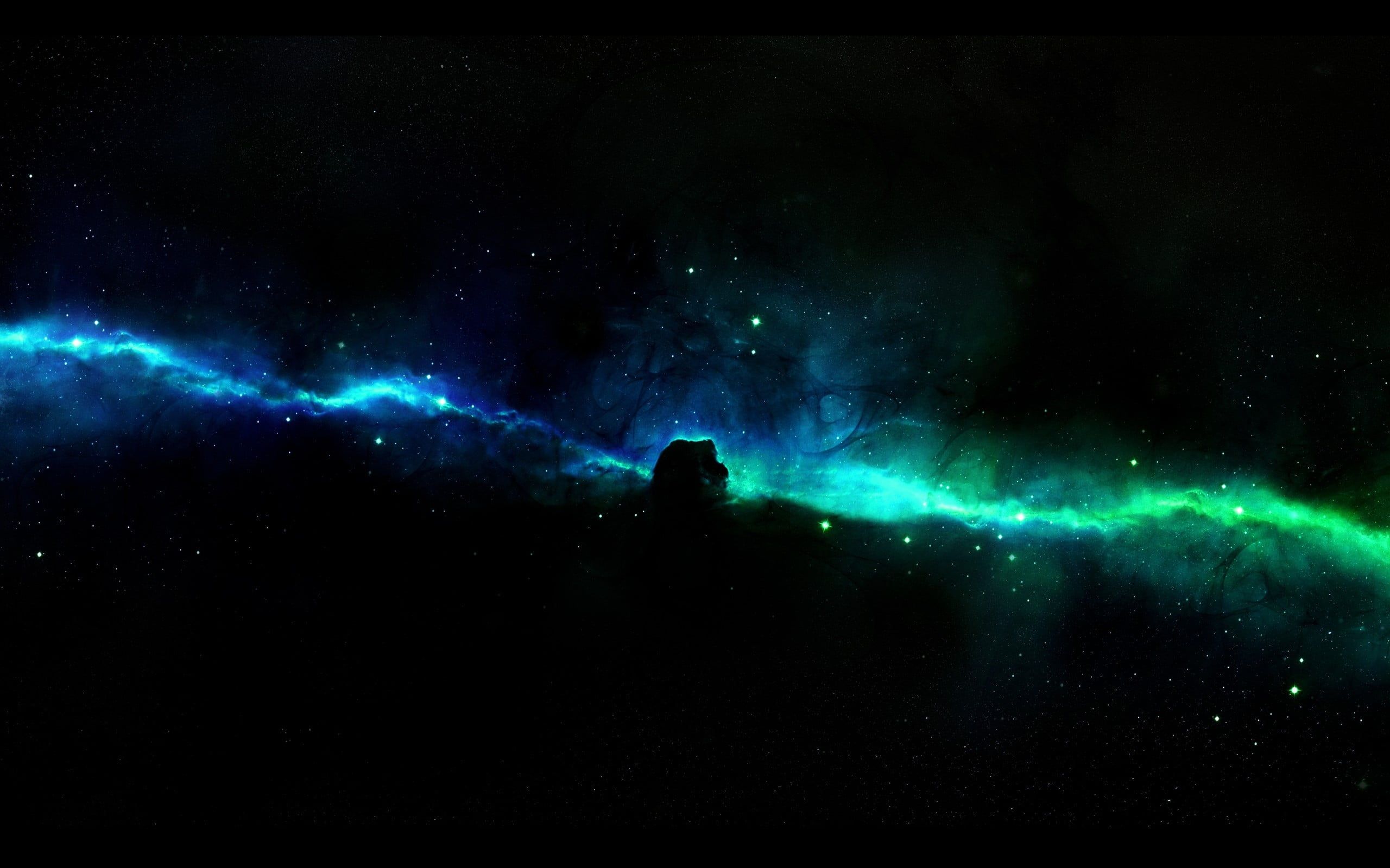 Blue Nebula Scenery Wallpapers