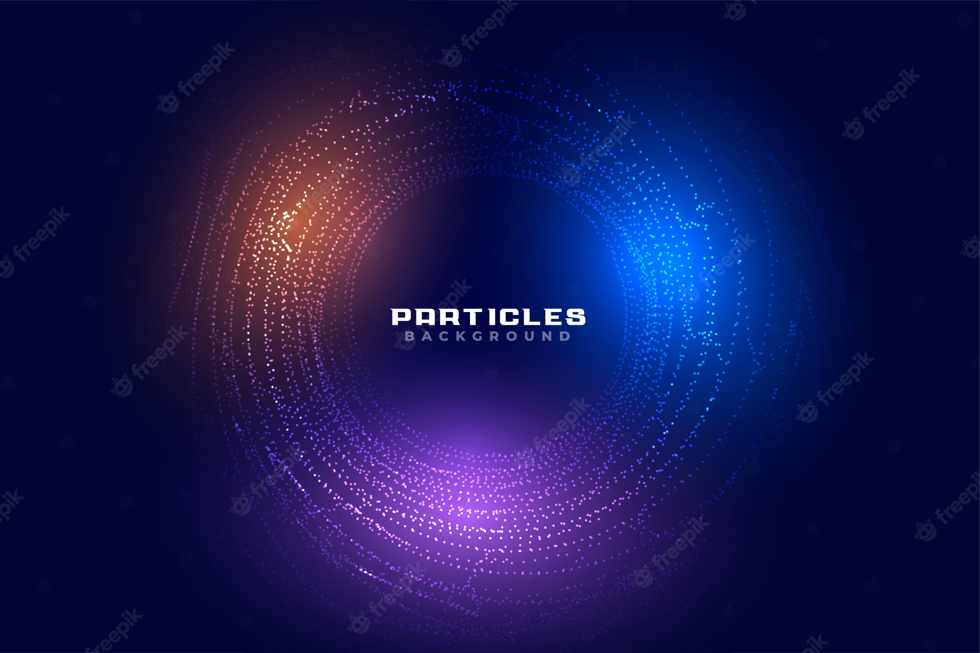 Blue Particles Wallpapers