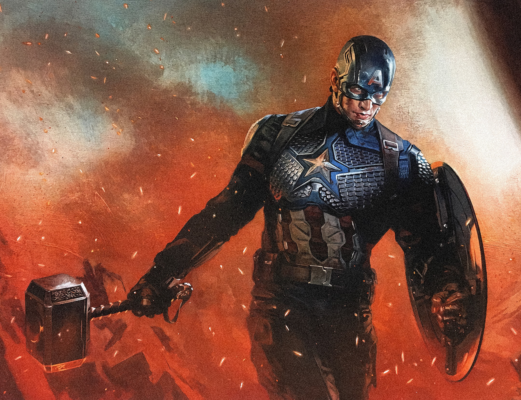 Captain America Avengers Endgame Art Wallpapers