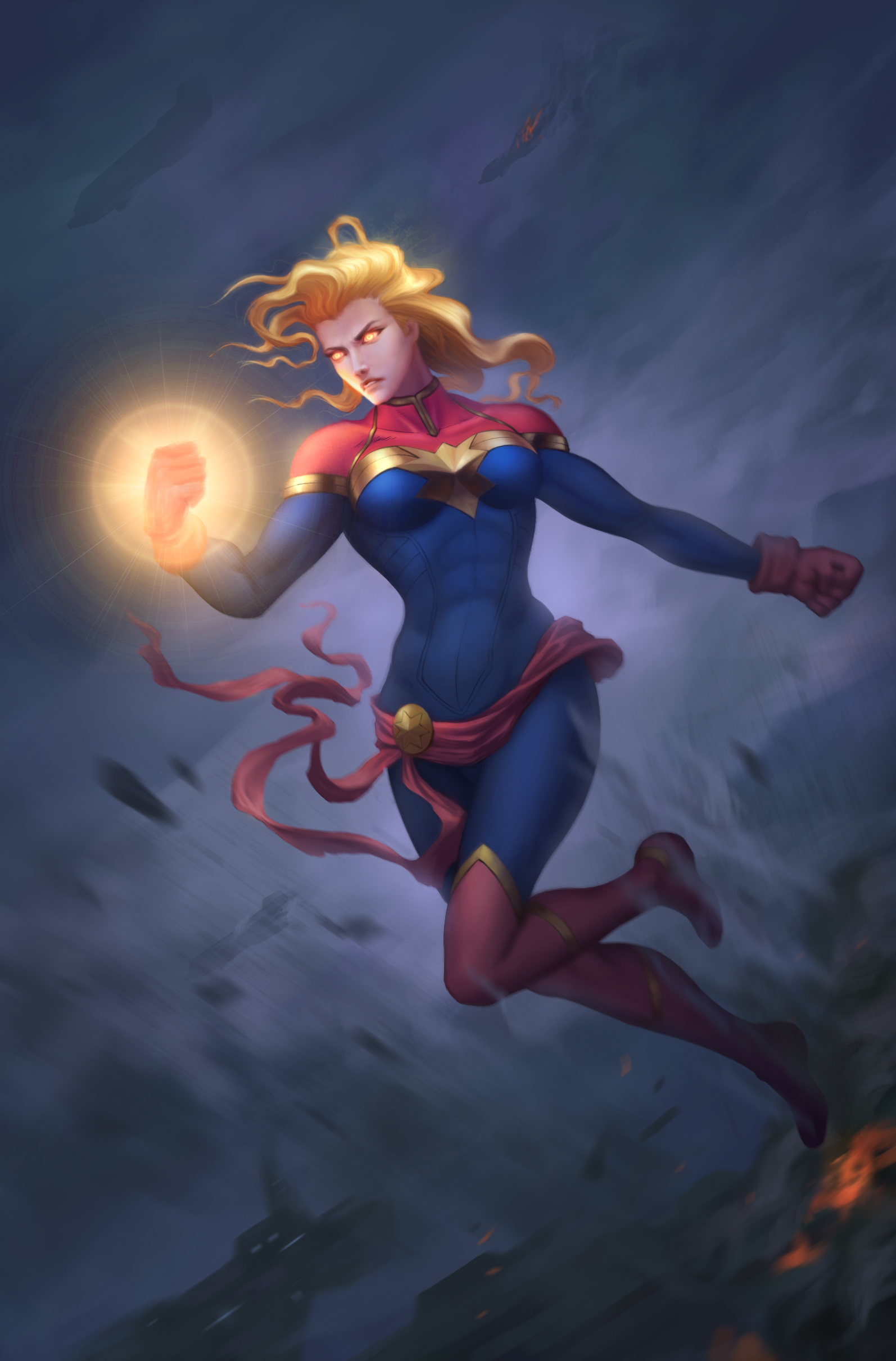 Captain Marvel Deviantart Wallpapers