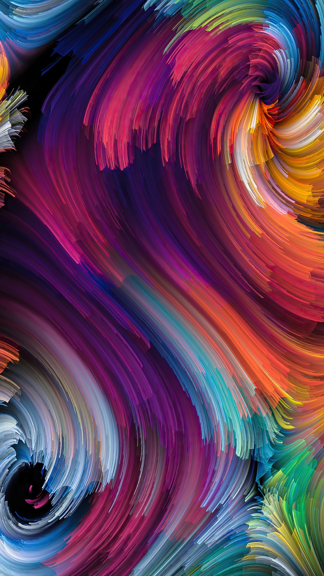 Color Swirl Art Wallpapers