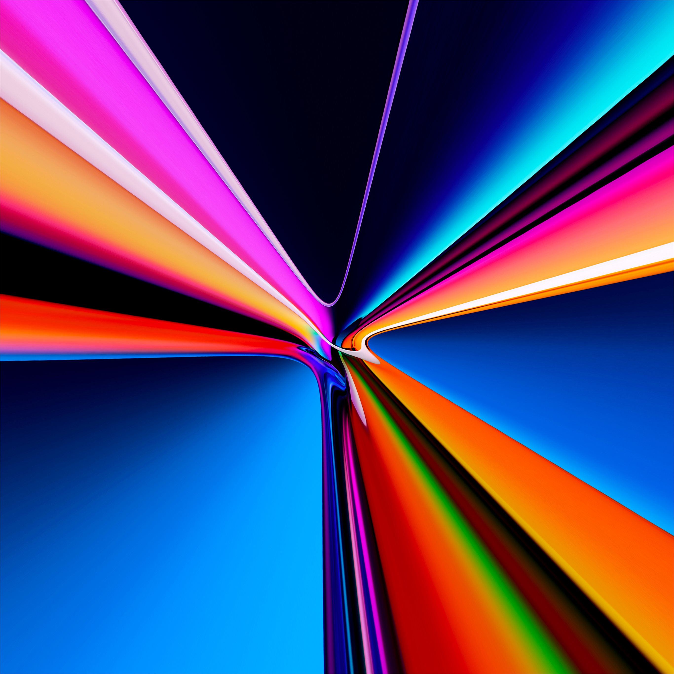 Colorful 8K Neon Lines Wallpapers