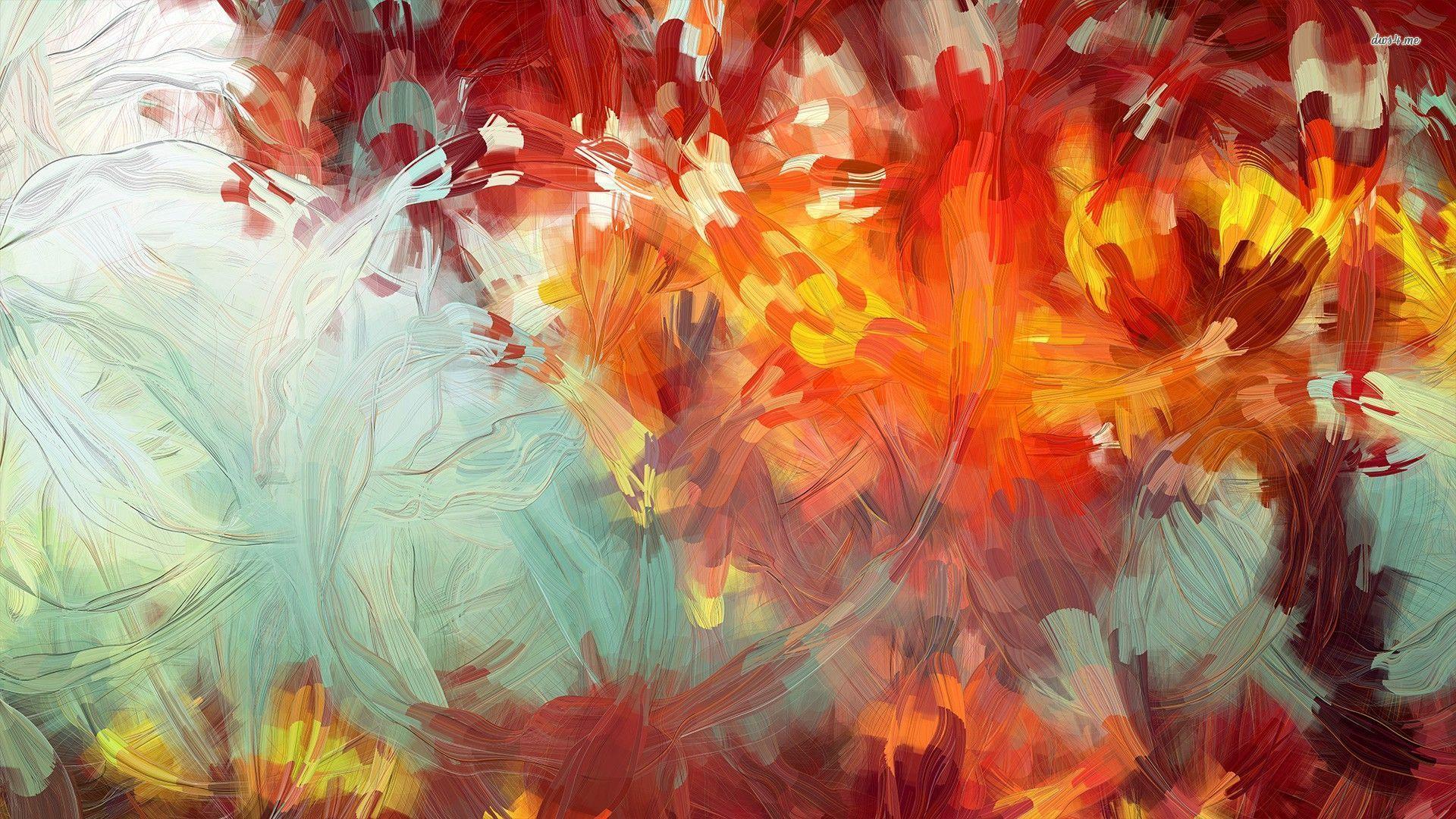 Colorful Brush Art Wallpapers