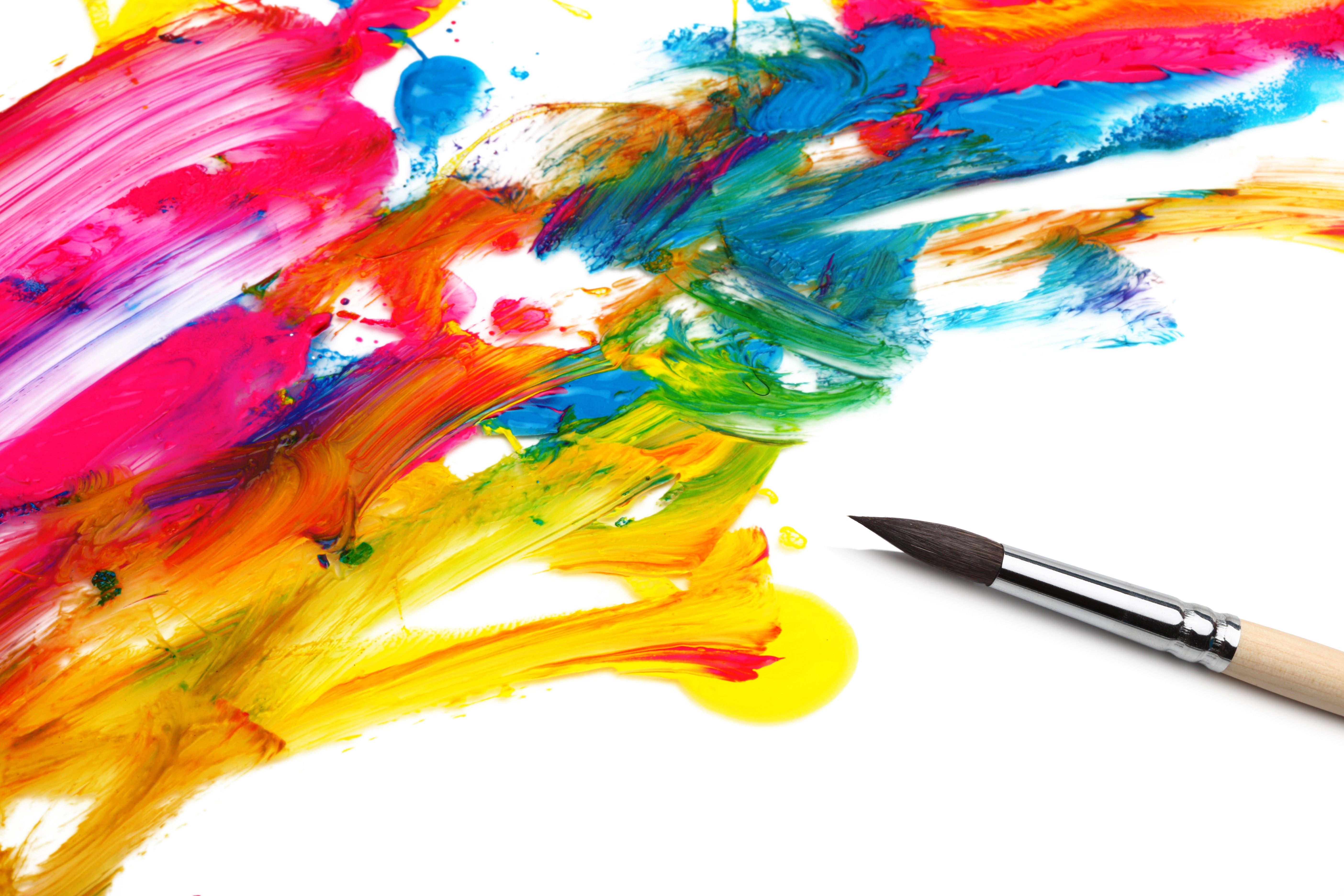 Colorful Brush Art Wallpapers