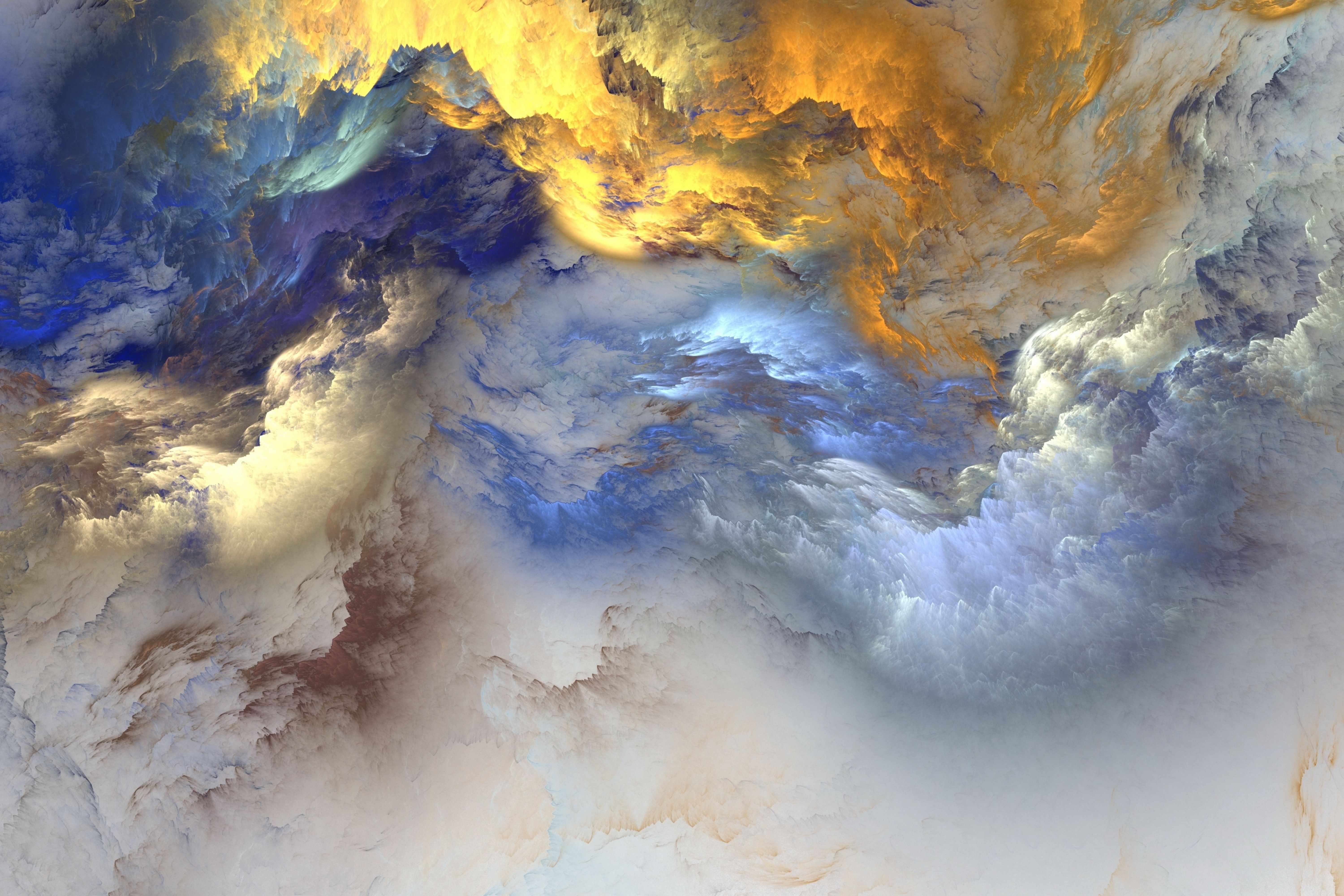 Colorful Clouds Abstract 4K Wallpapers