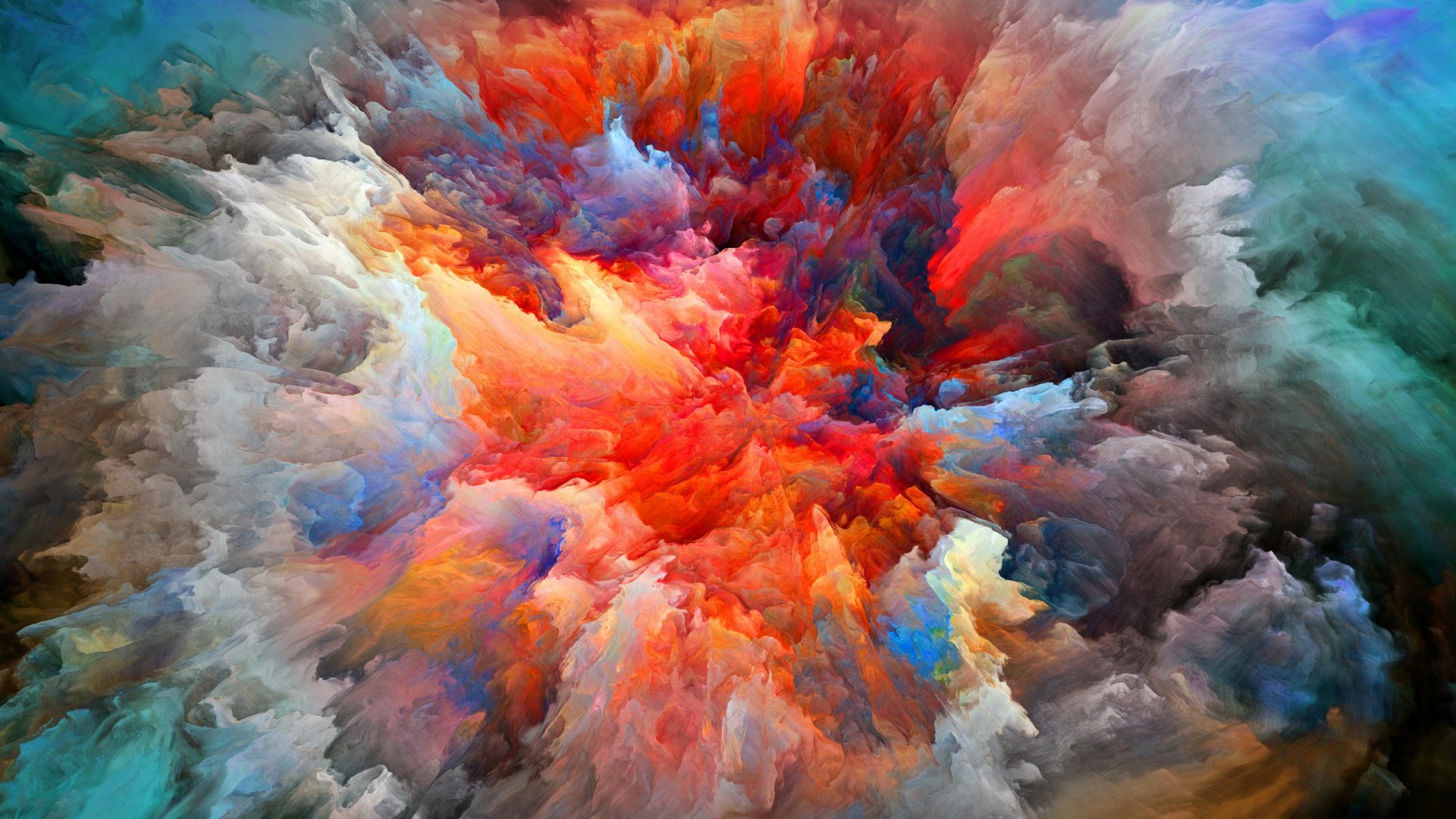 Colorful Clouds Abstract 4K Wallpapers