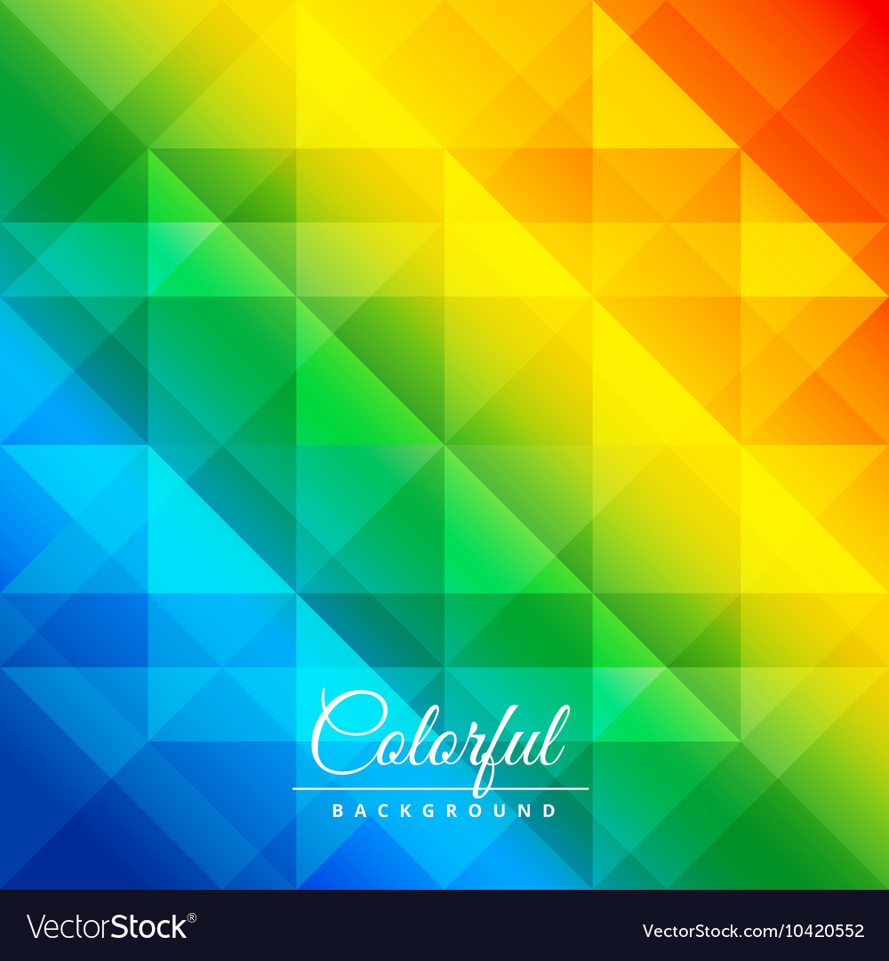 Colorful Diamond Shapes Pattern Wallpapers