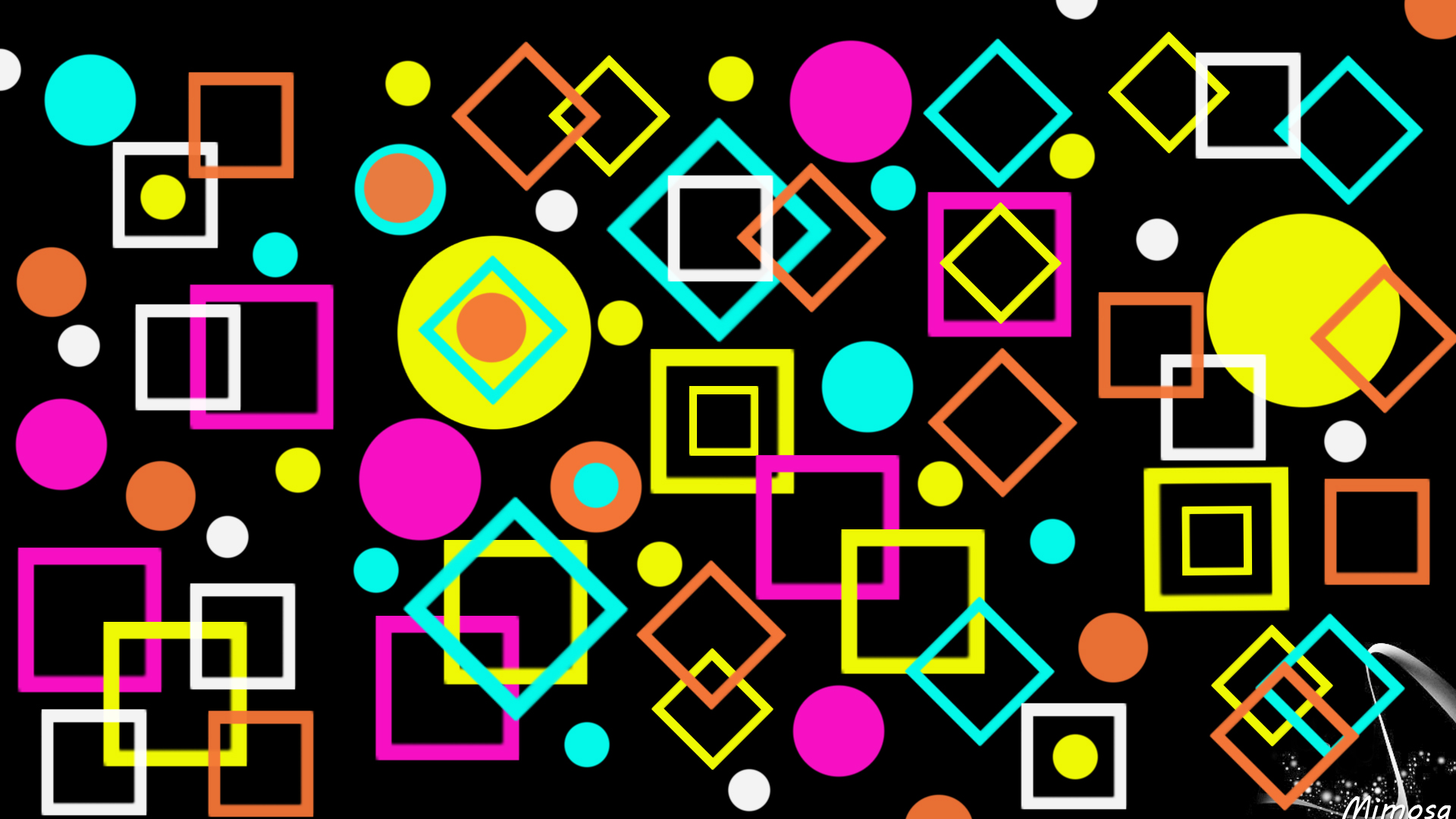 Colorful Shapes Art Wallpapers