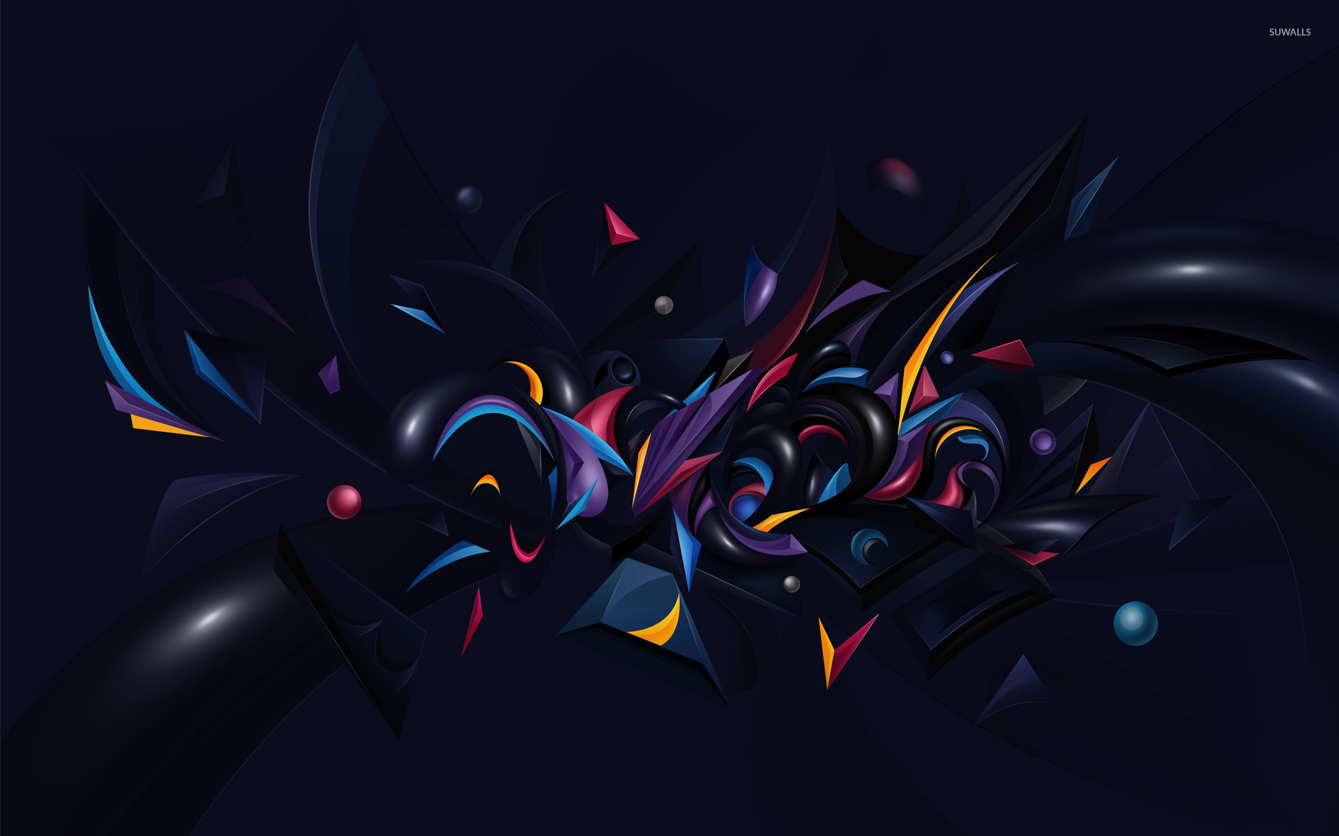 Colorful Shapes Art Wallpapers