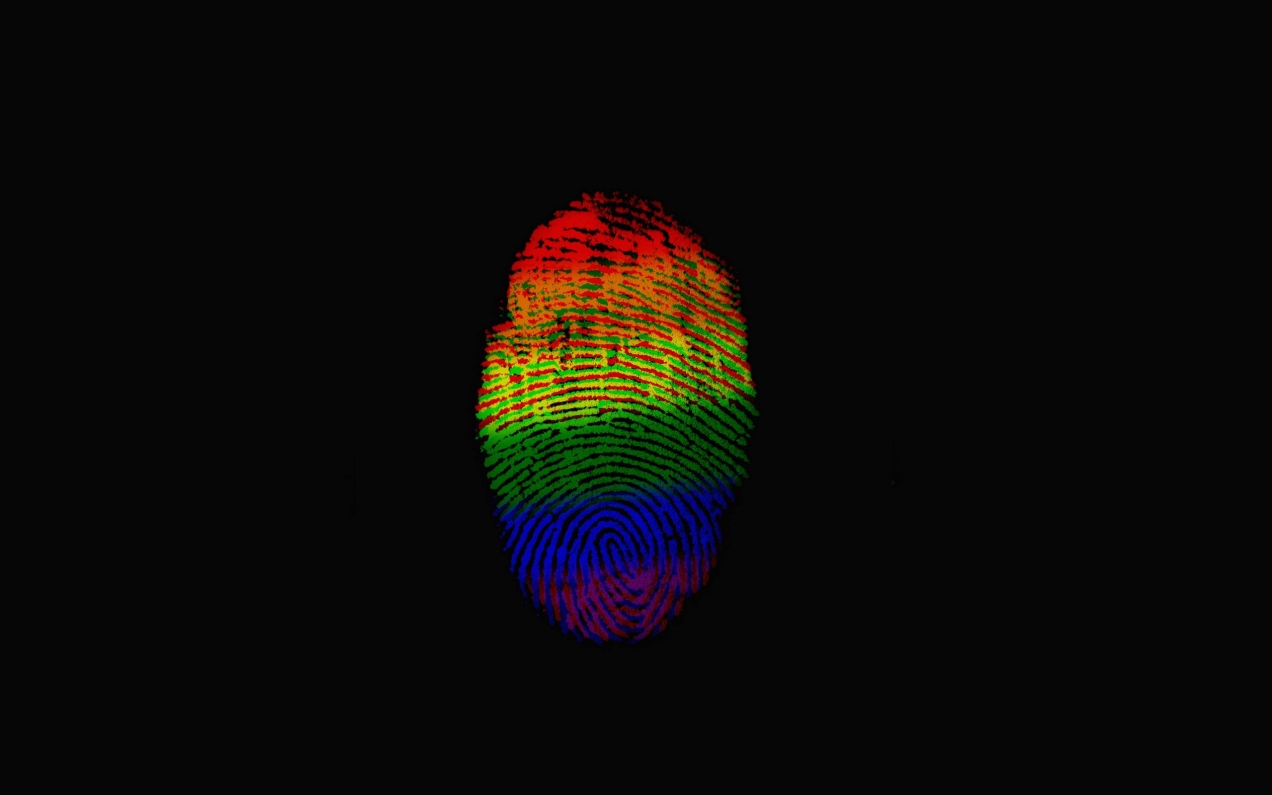 Colorful Thumbprint Amoled Wallpapers