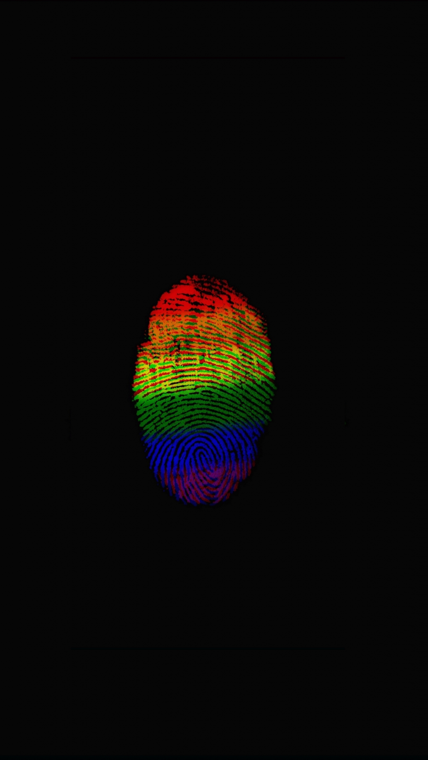 Colorful Thumbprint Amoled Wallpapers