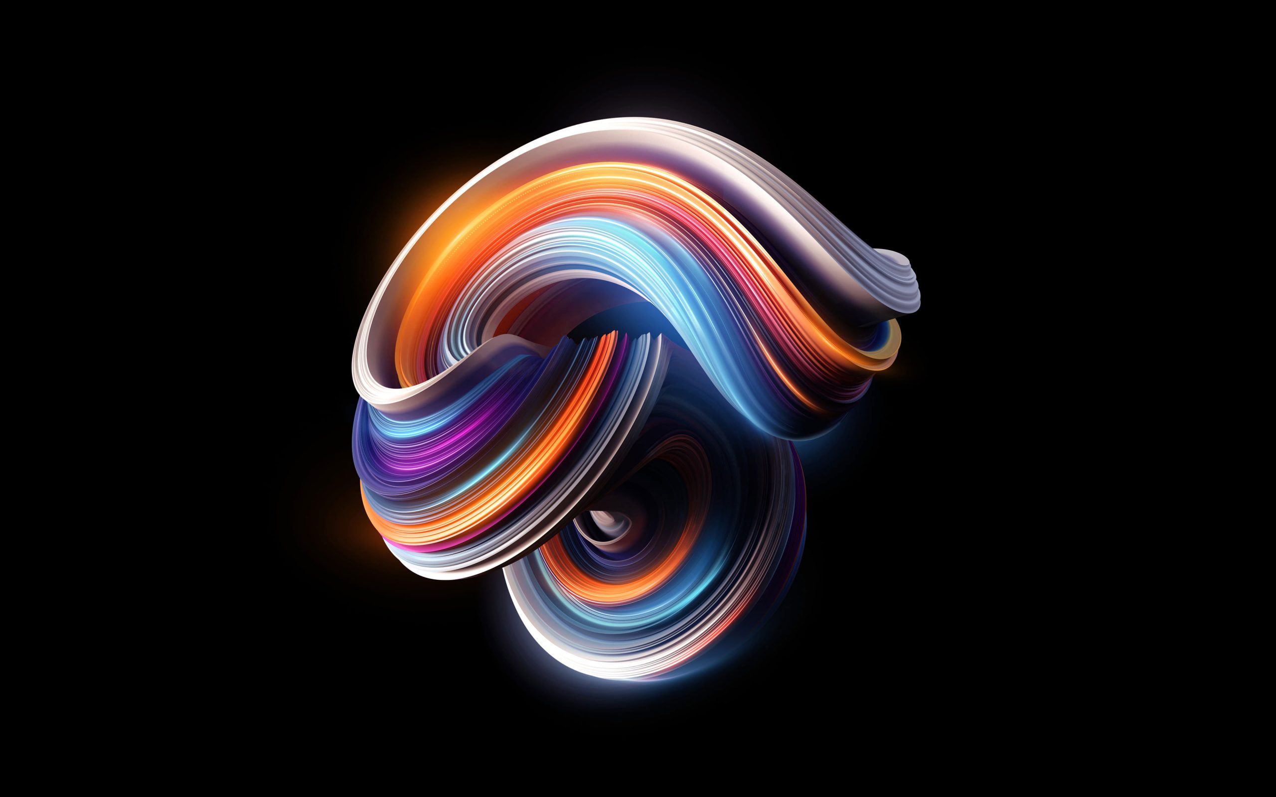 Colorful Thumbprint Amoled Wallpapers