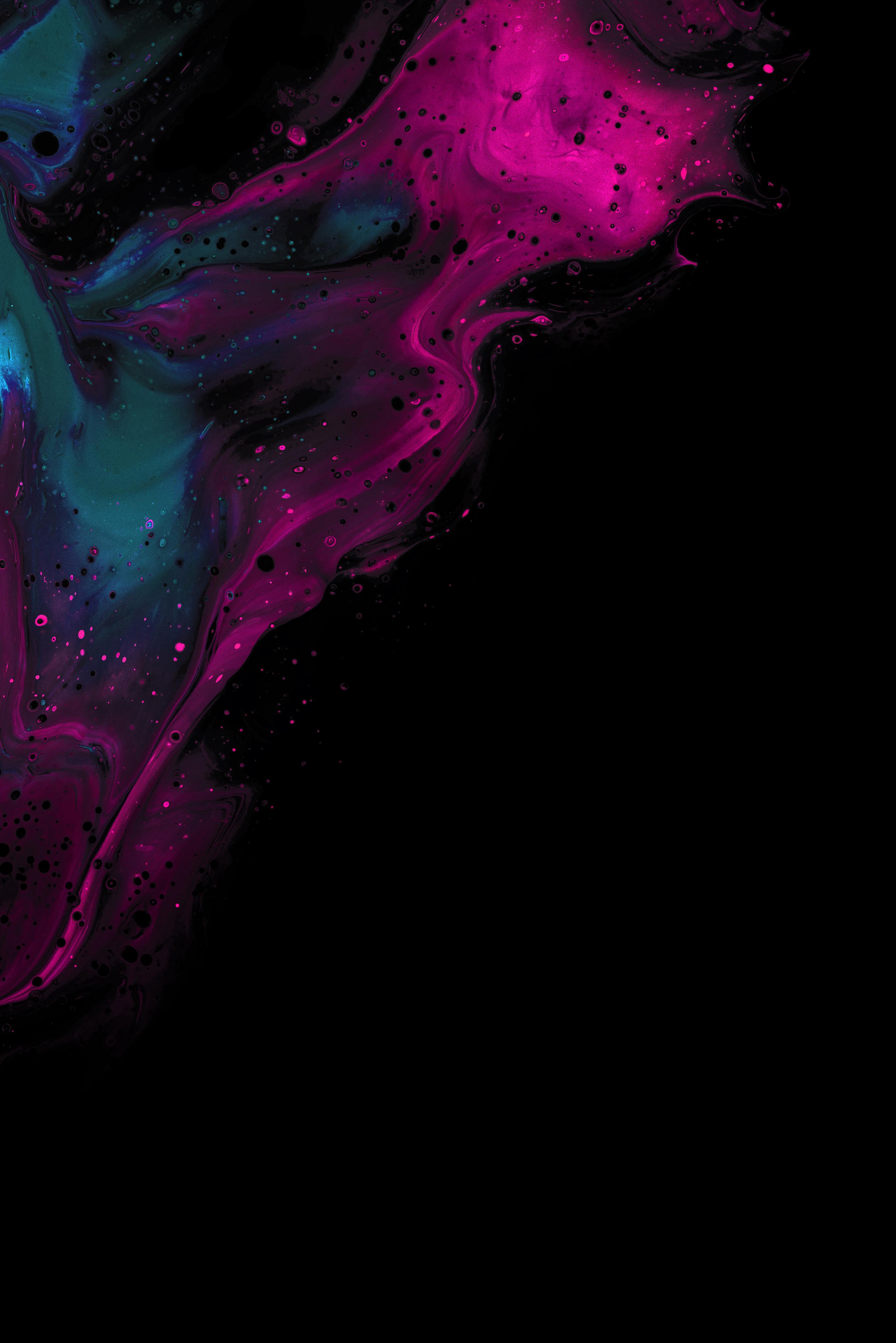 Colorful Thumbprint Amoled Wallpapers