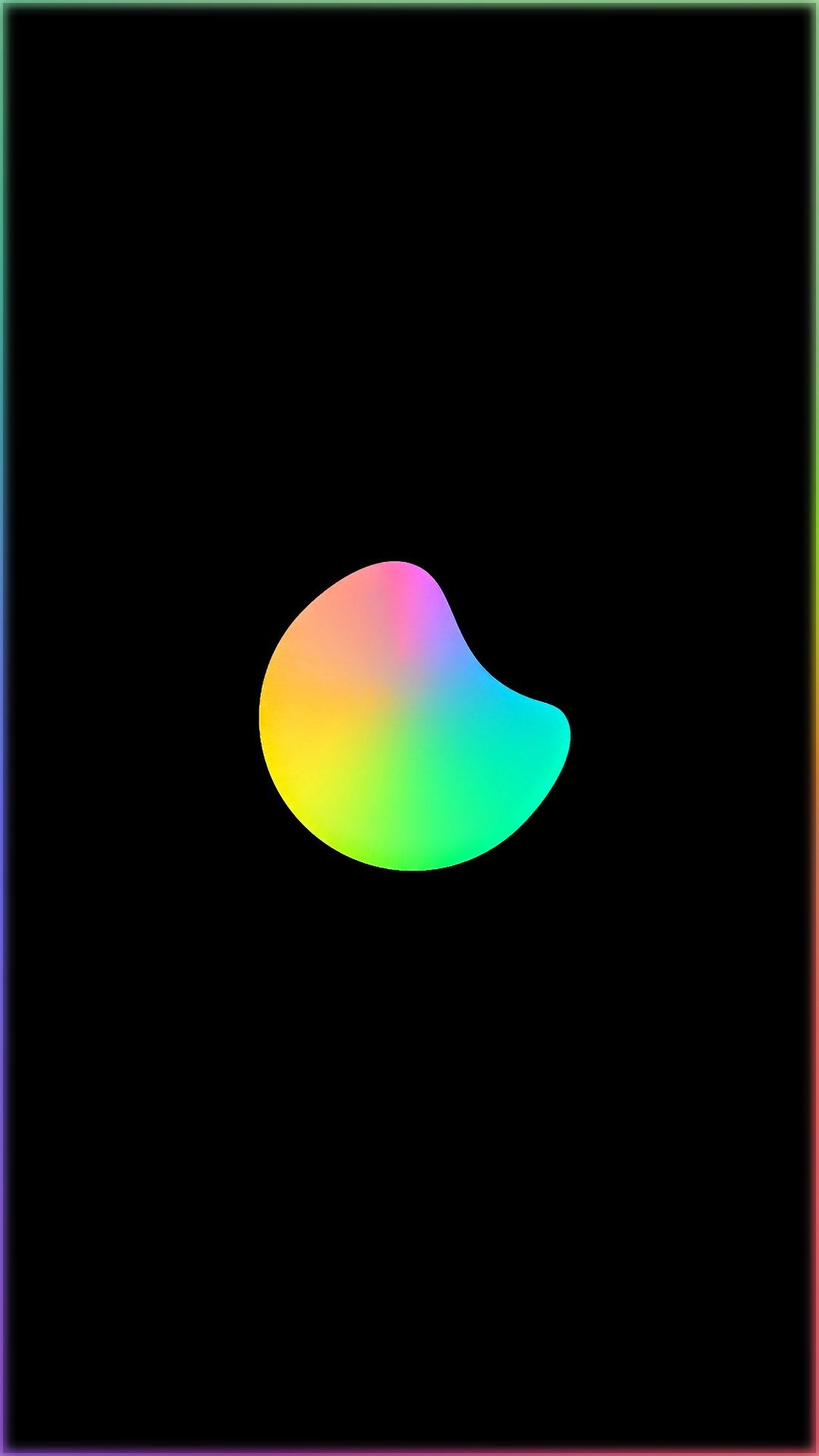 Colorful Thumbprint Amoled Wallpapers