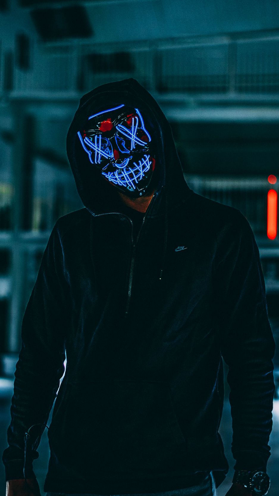 Cool Anonymous Neon Boy Wallpapers