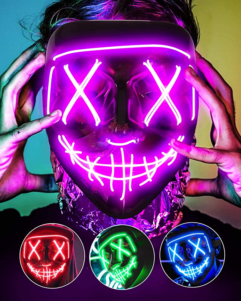 Cool Anonymous Neon Boy Wallpapers