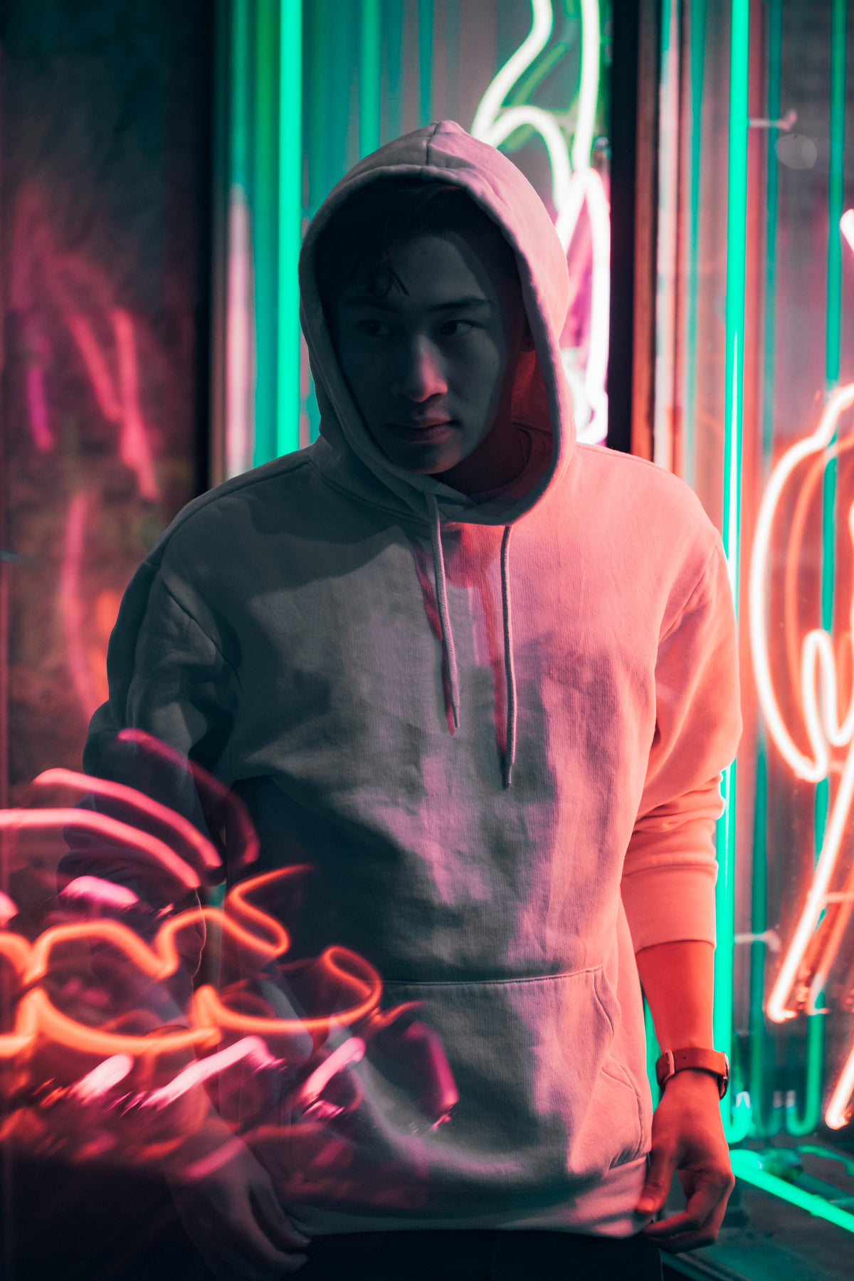 Cool Anonymous Neon Boy Wallpapers