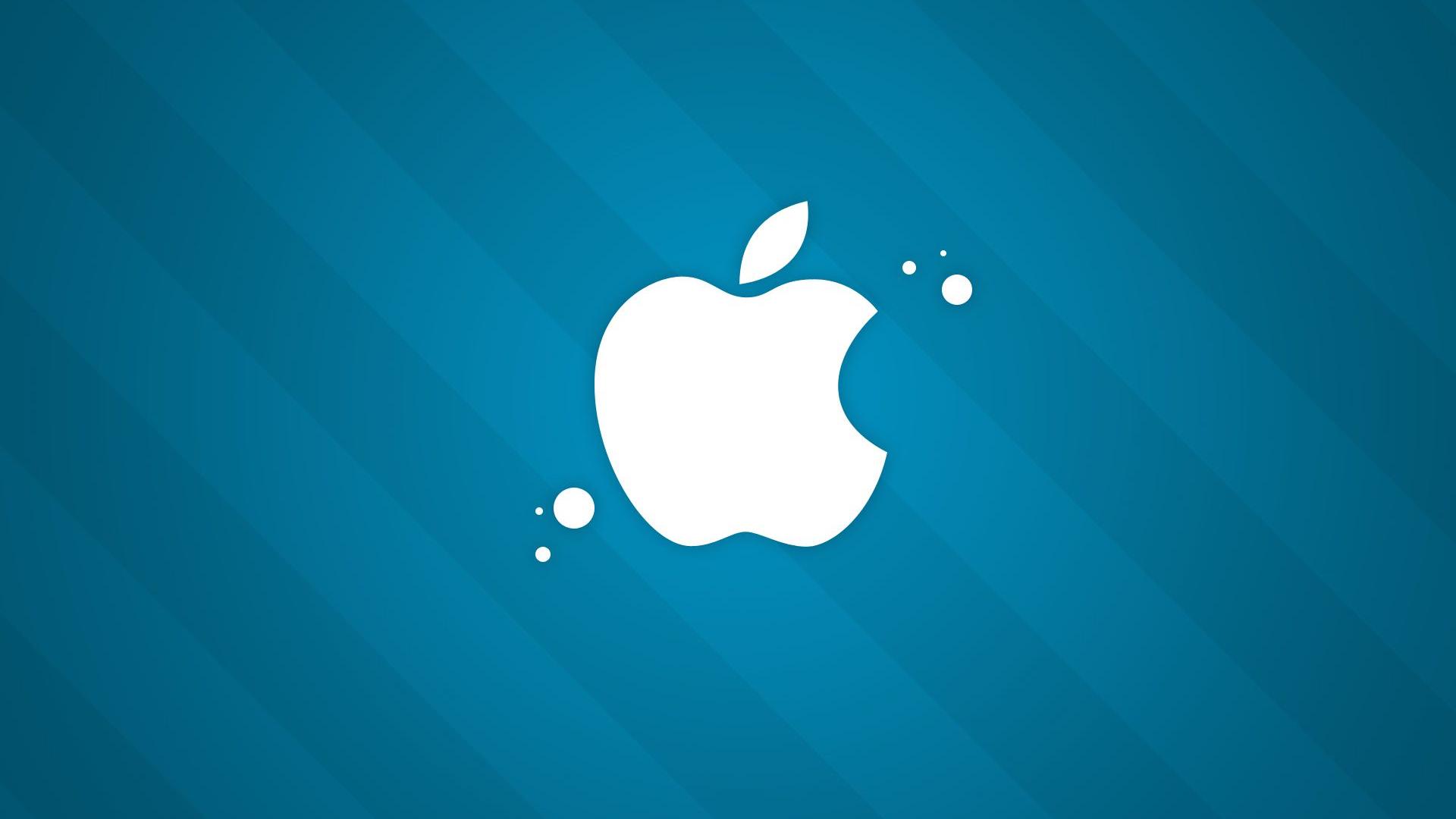 Cool Apple Logo Gradient Line Wallpapers