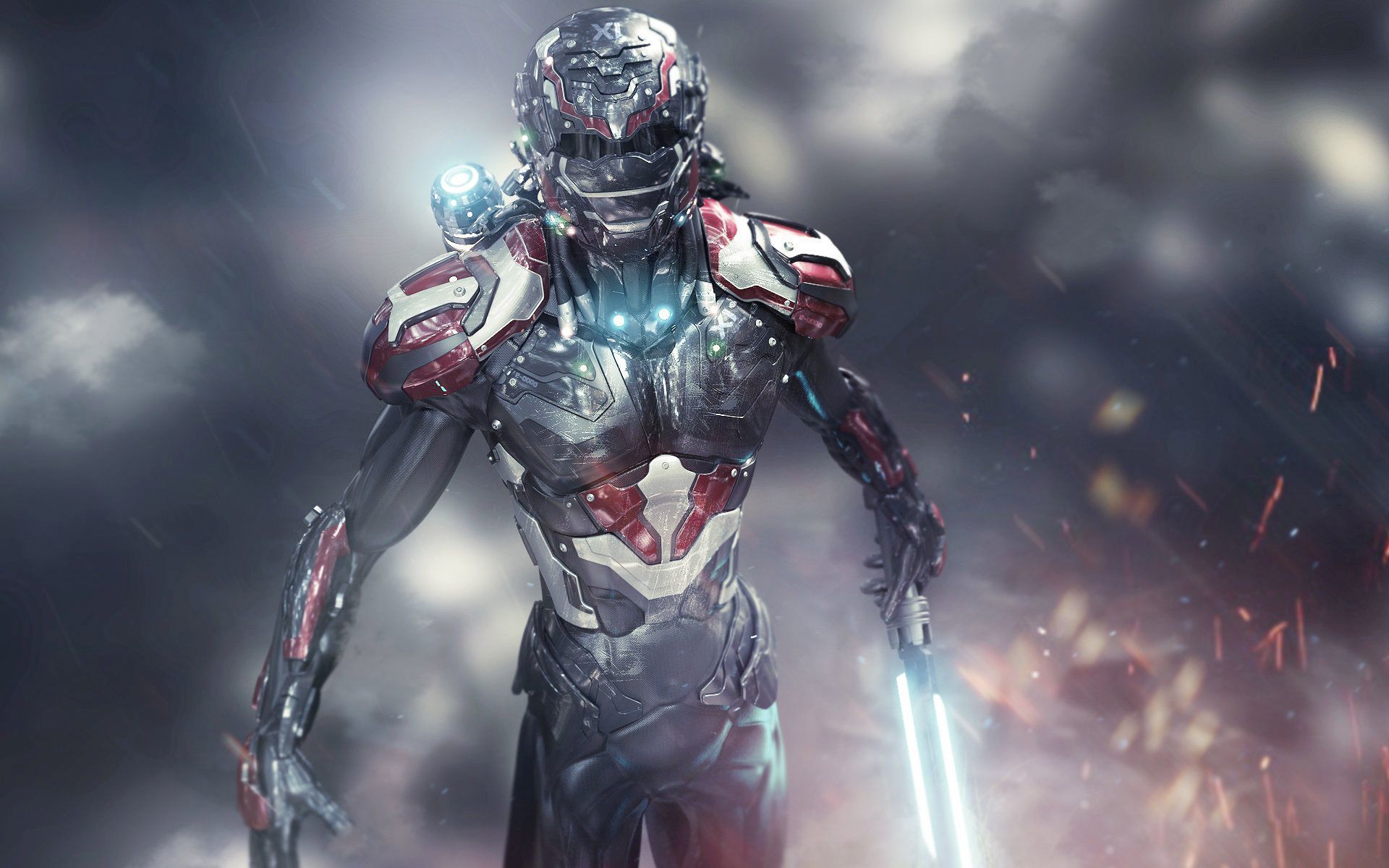 Cool Cyborg Fighter Wallpapers