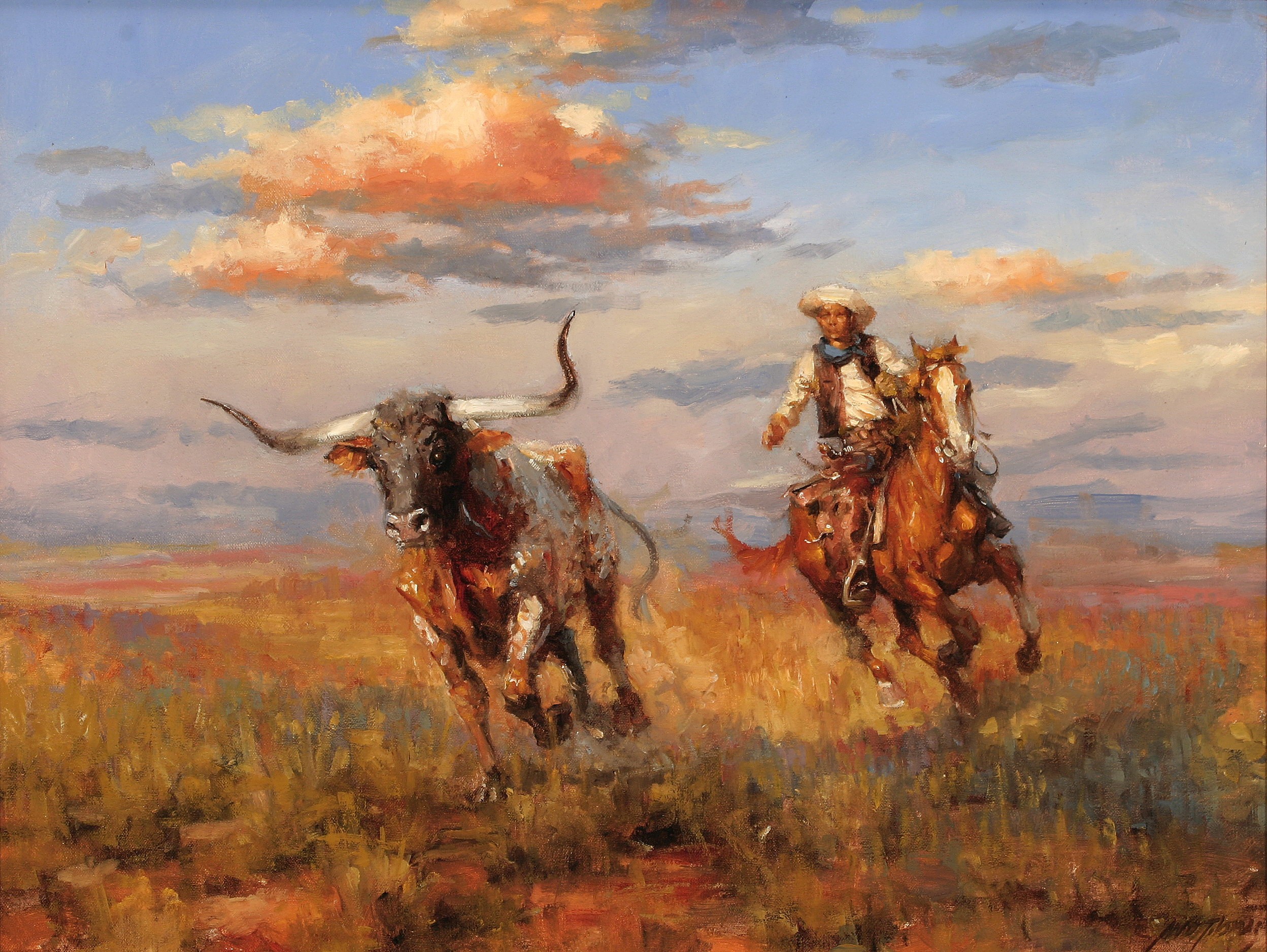 Cowboy Painting Wallpapers