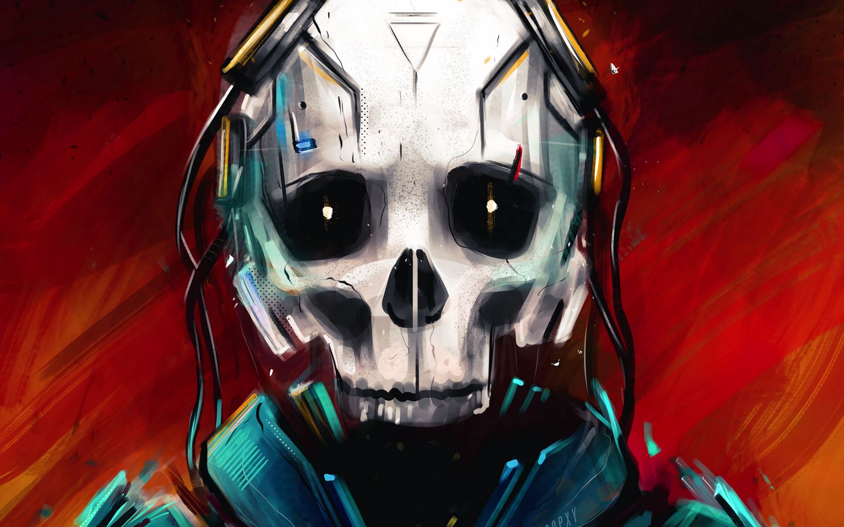 Creepy  Cyborg  Skull Wallpapers