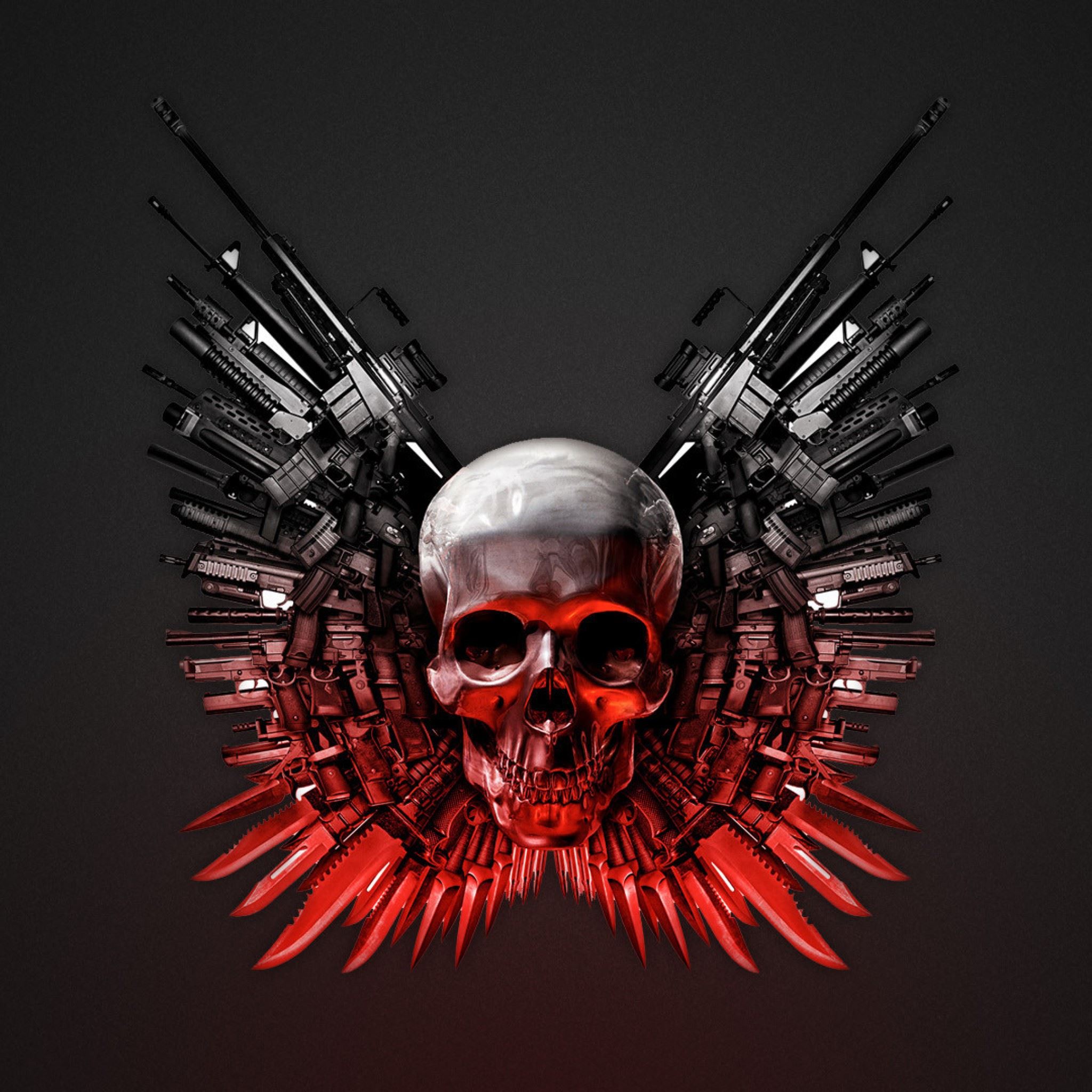 Creepy  Cyborg  Skull Wallpapers