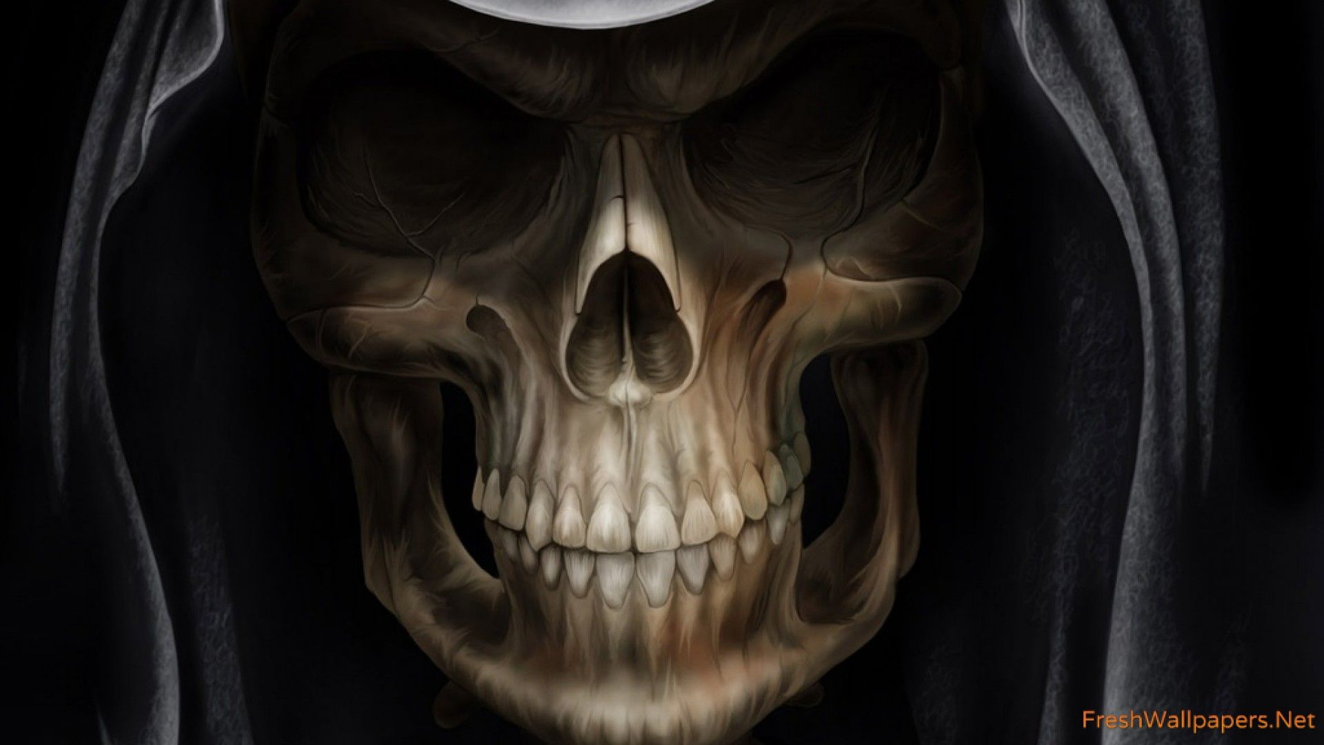 Creepy  Cyborg  Skull Wallpapers