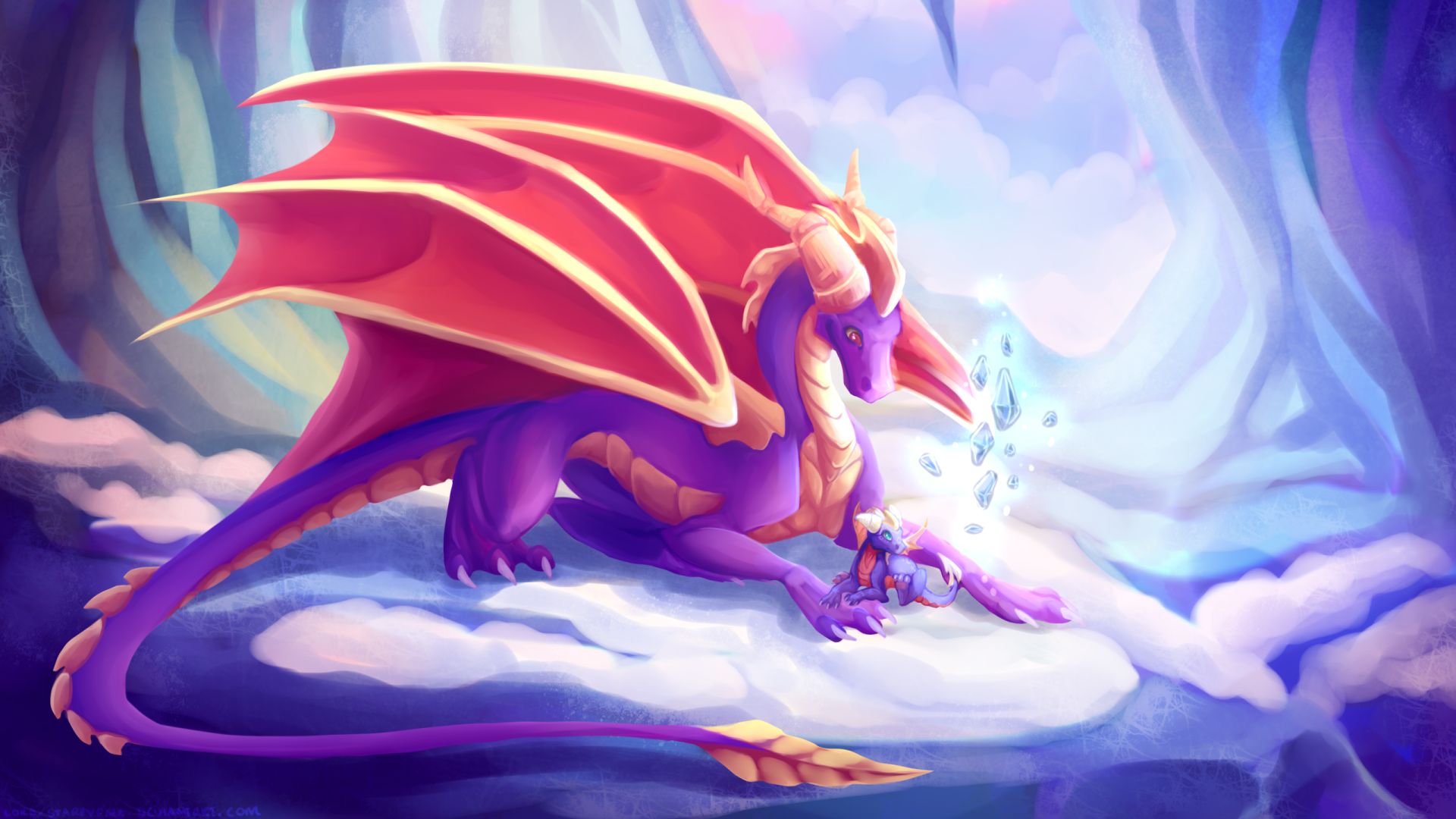 Cute Dragon Artwork Wallpapers