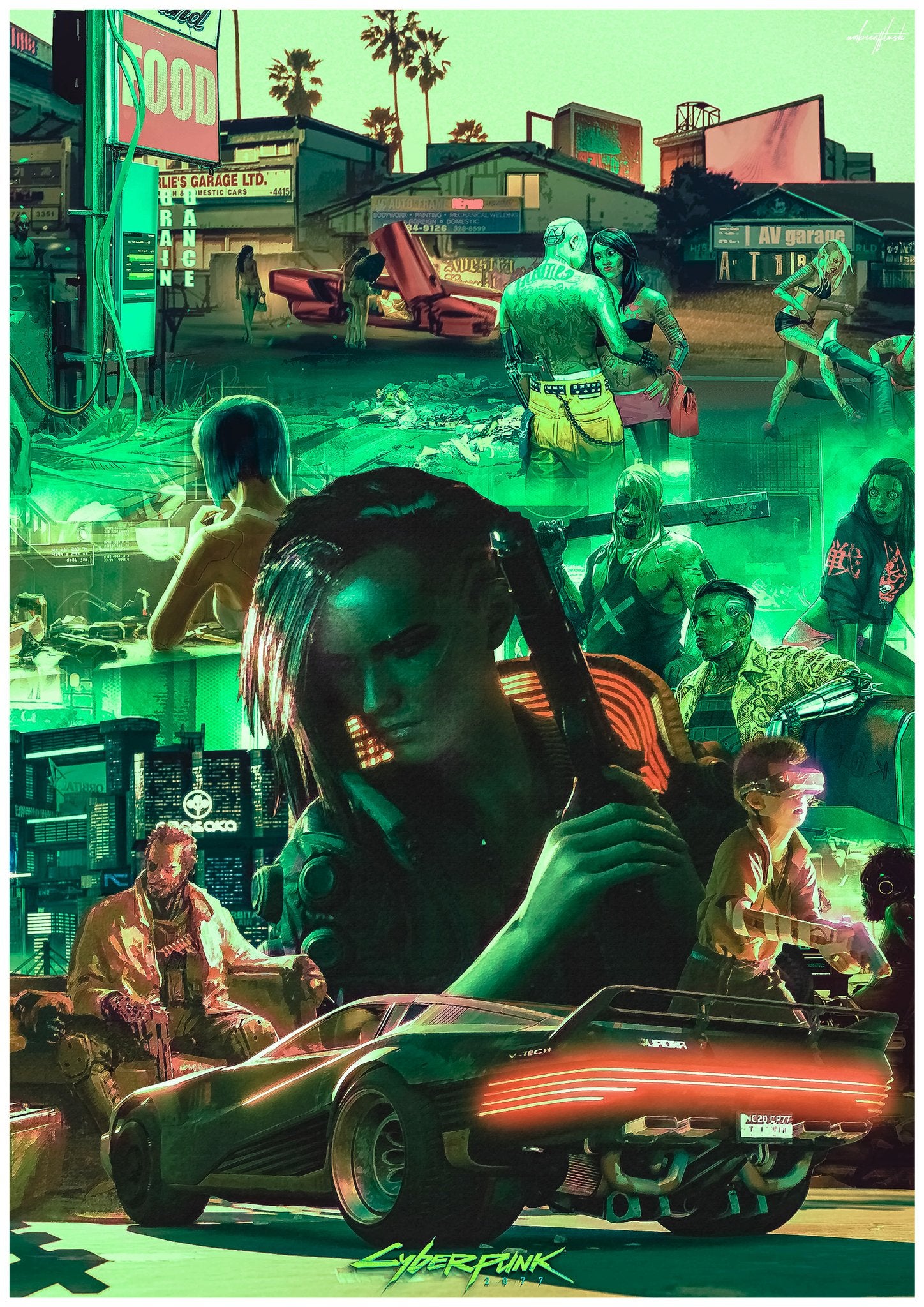 Cyberpunk 2077 Fan Art Wallpapers