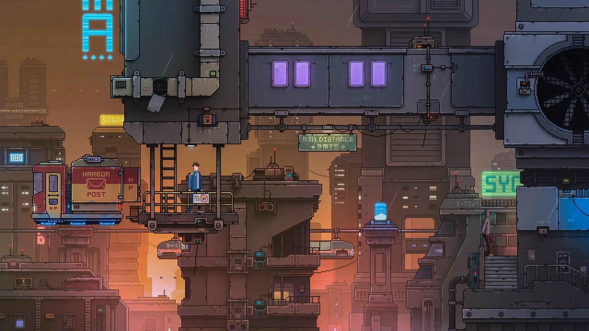 Cyberpunk City Pixel Art Wallpapers