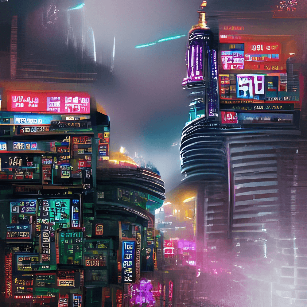 Cyberpunk City Pixel Art Wallpapers on Ewallpapers