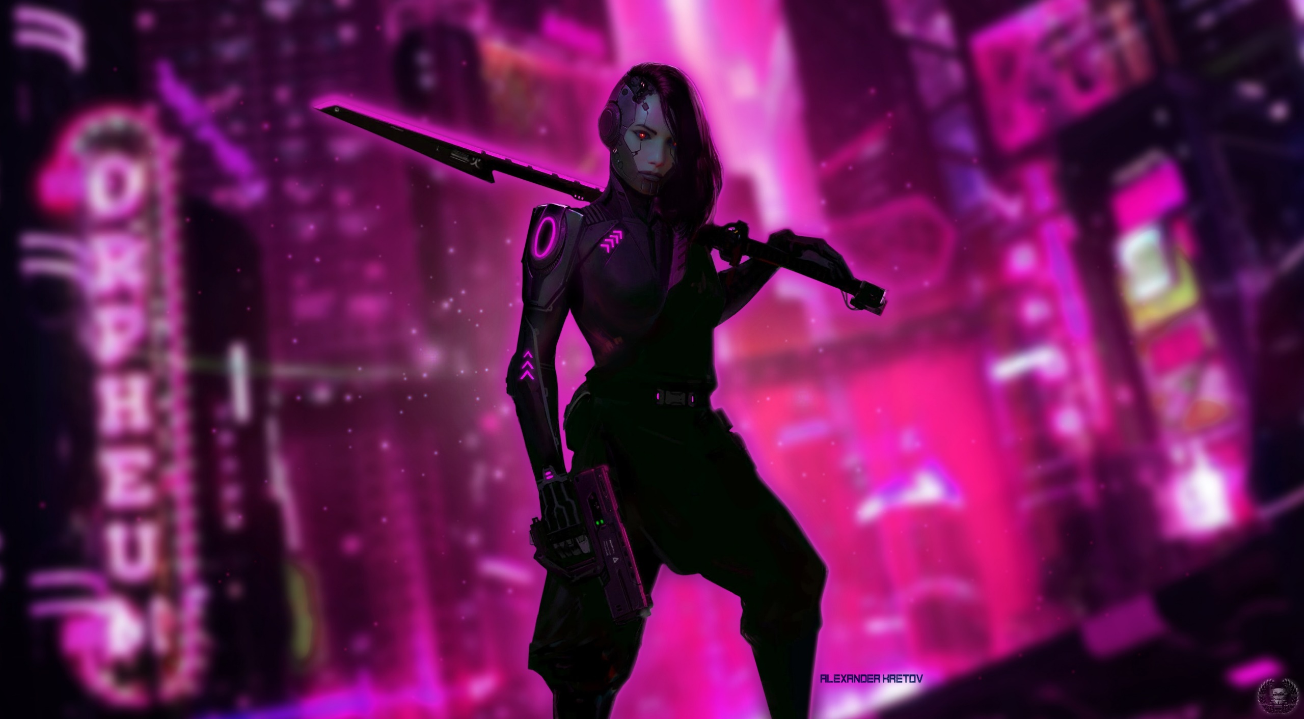 Cyberpunk Futuristic Woman Wallpapers