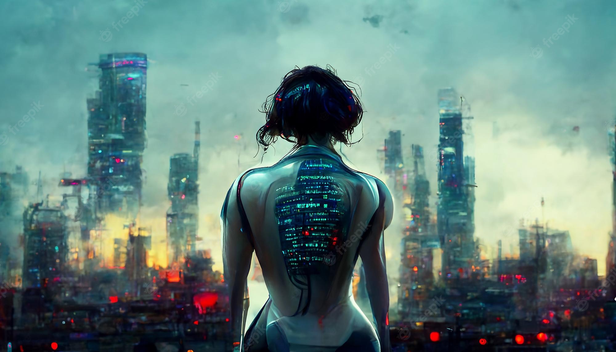 Cyberpunk Girl Dancing Wallpapers