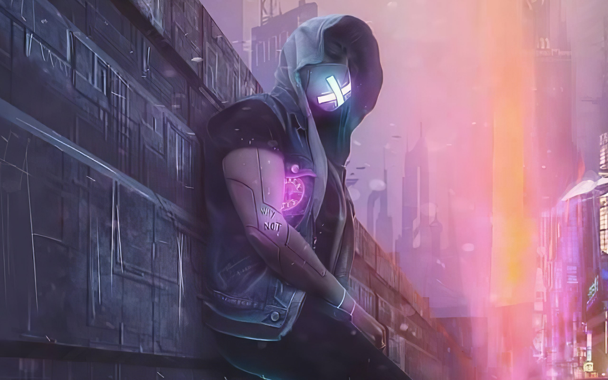 Cyberpunk Man Cybernetic Wallpapers