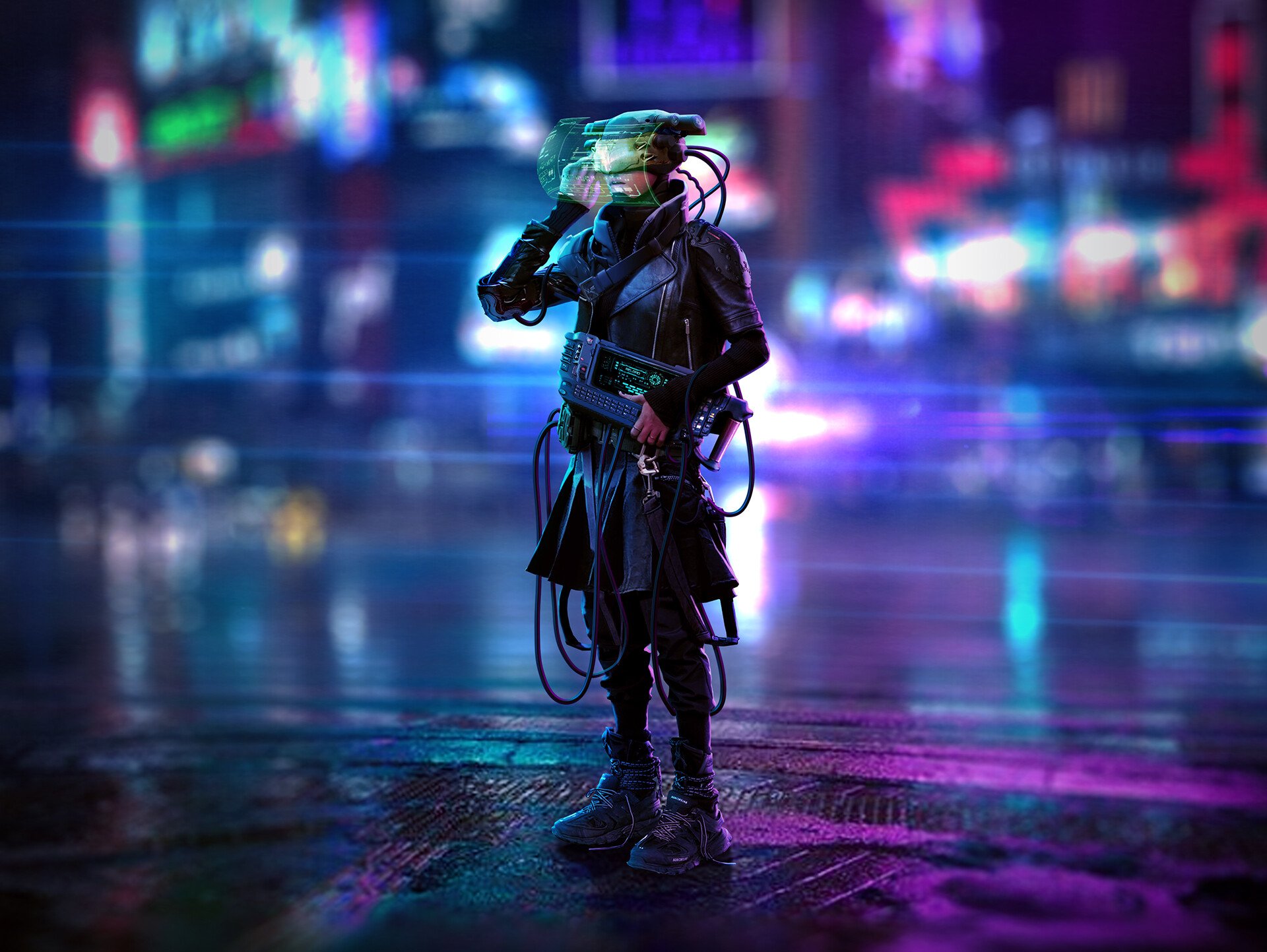 Cyberpunk Man Cybernetic Wallpapers