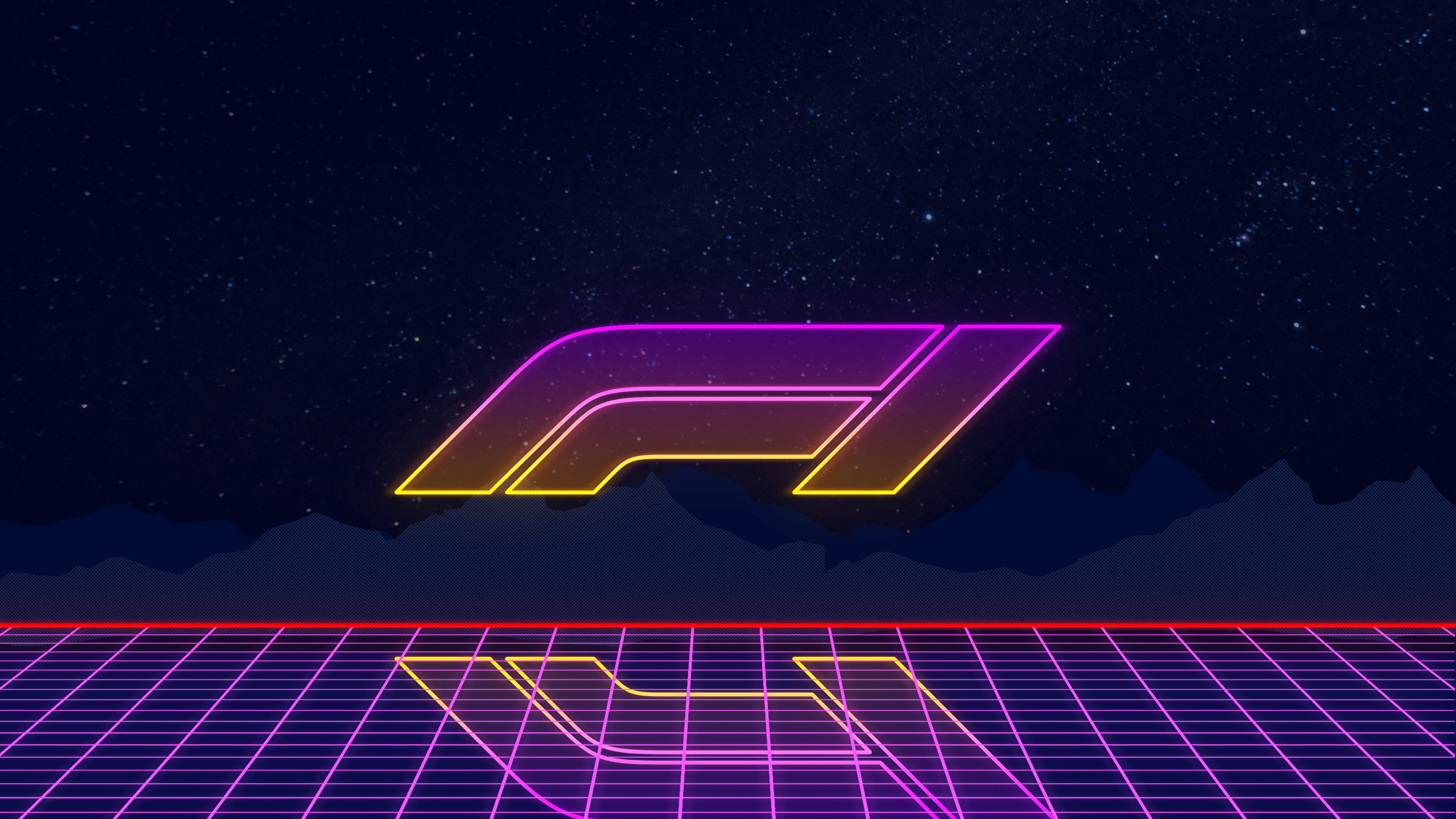 Cyberwave Purple Outrun Wallpapers