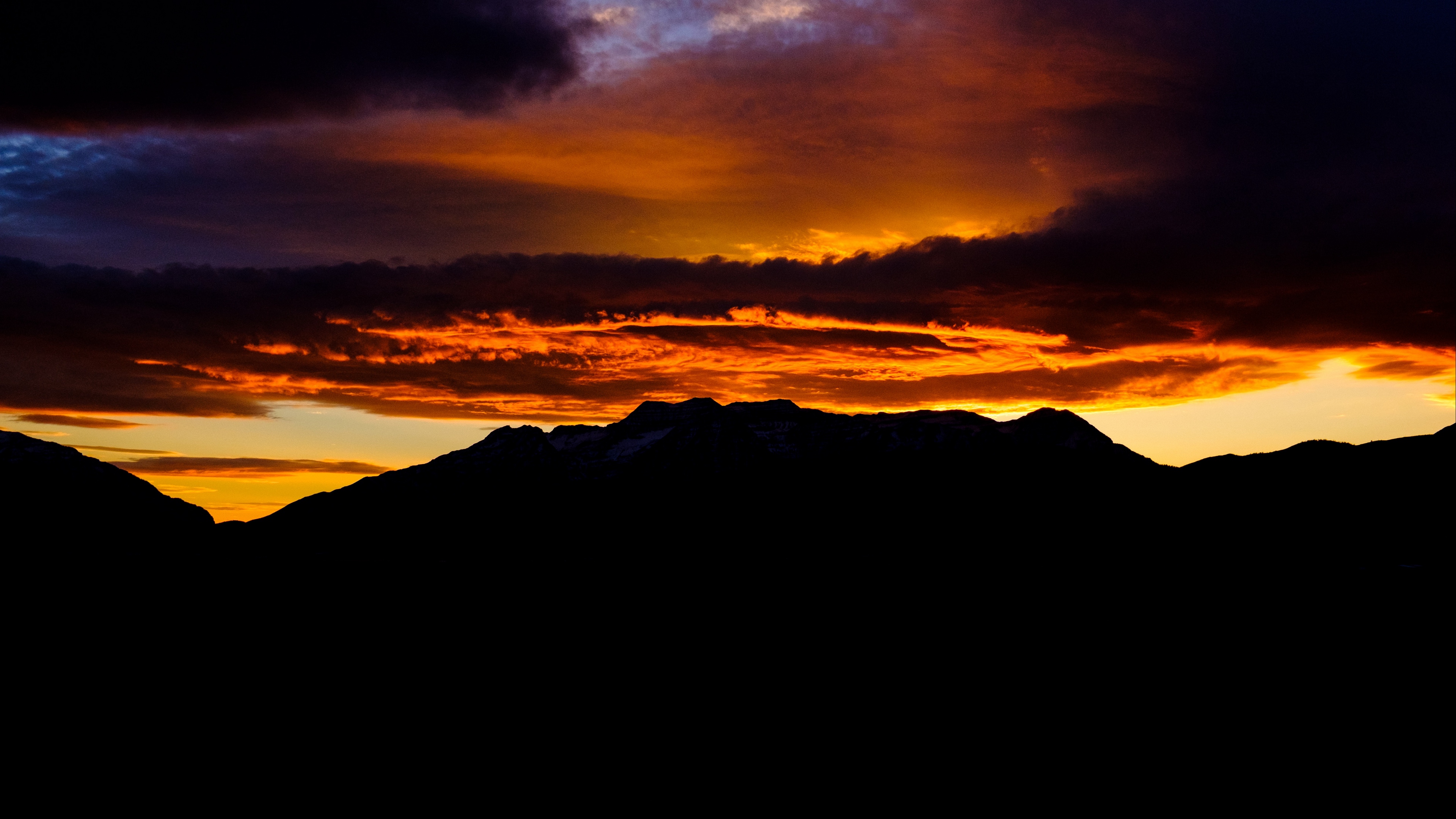 Dark Sunset Clouds Wallpapers