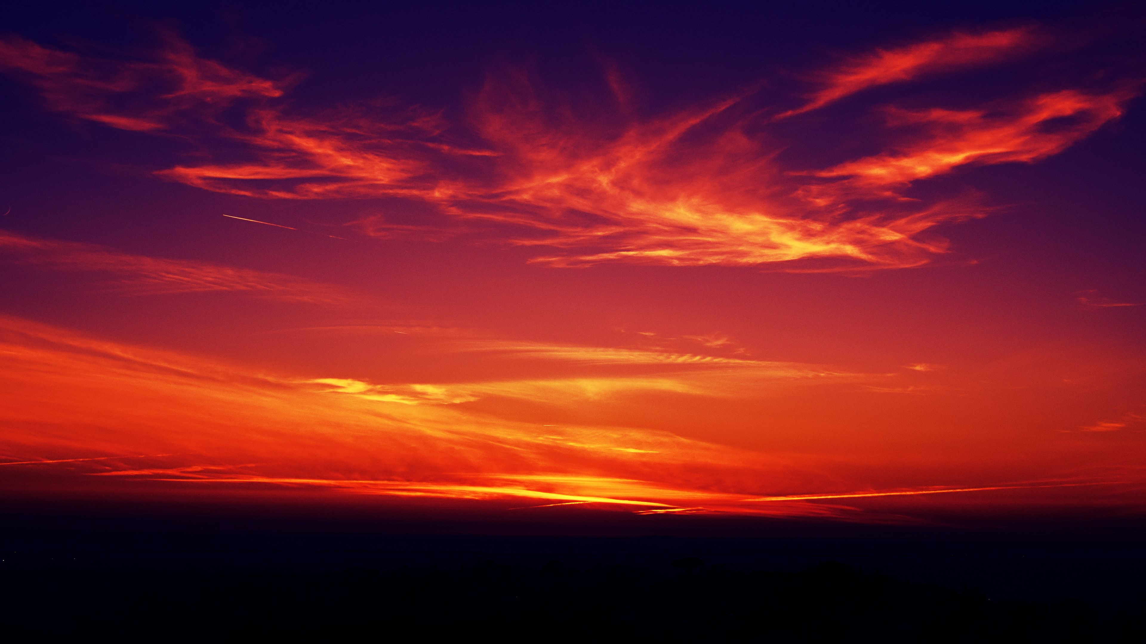 Dark Sunset Clouds Wallpapers