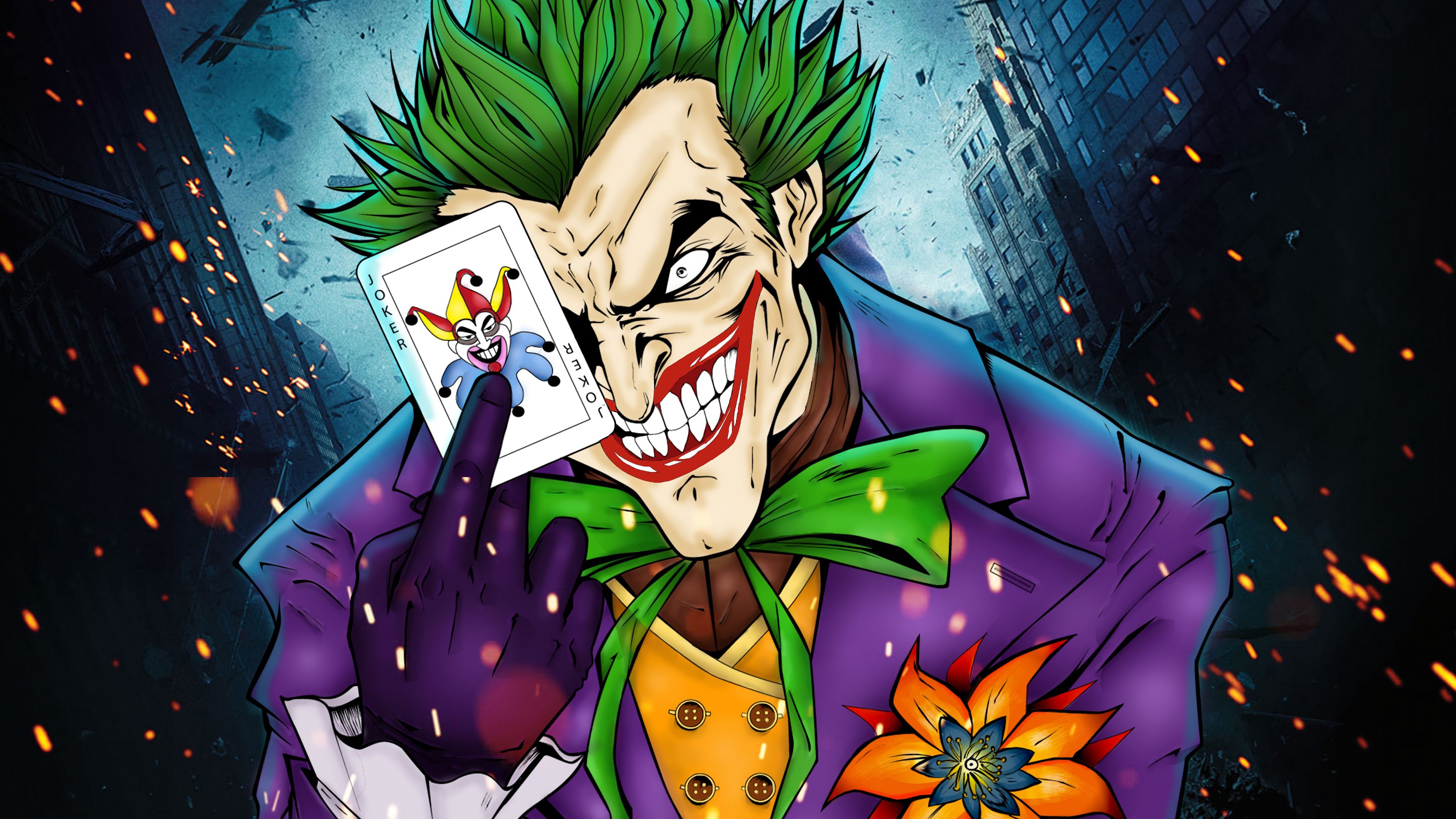 Dc Comic Joker Art Wallpapers
