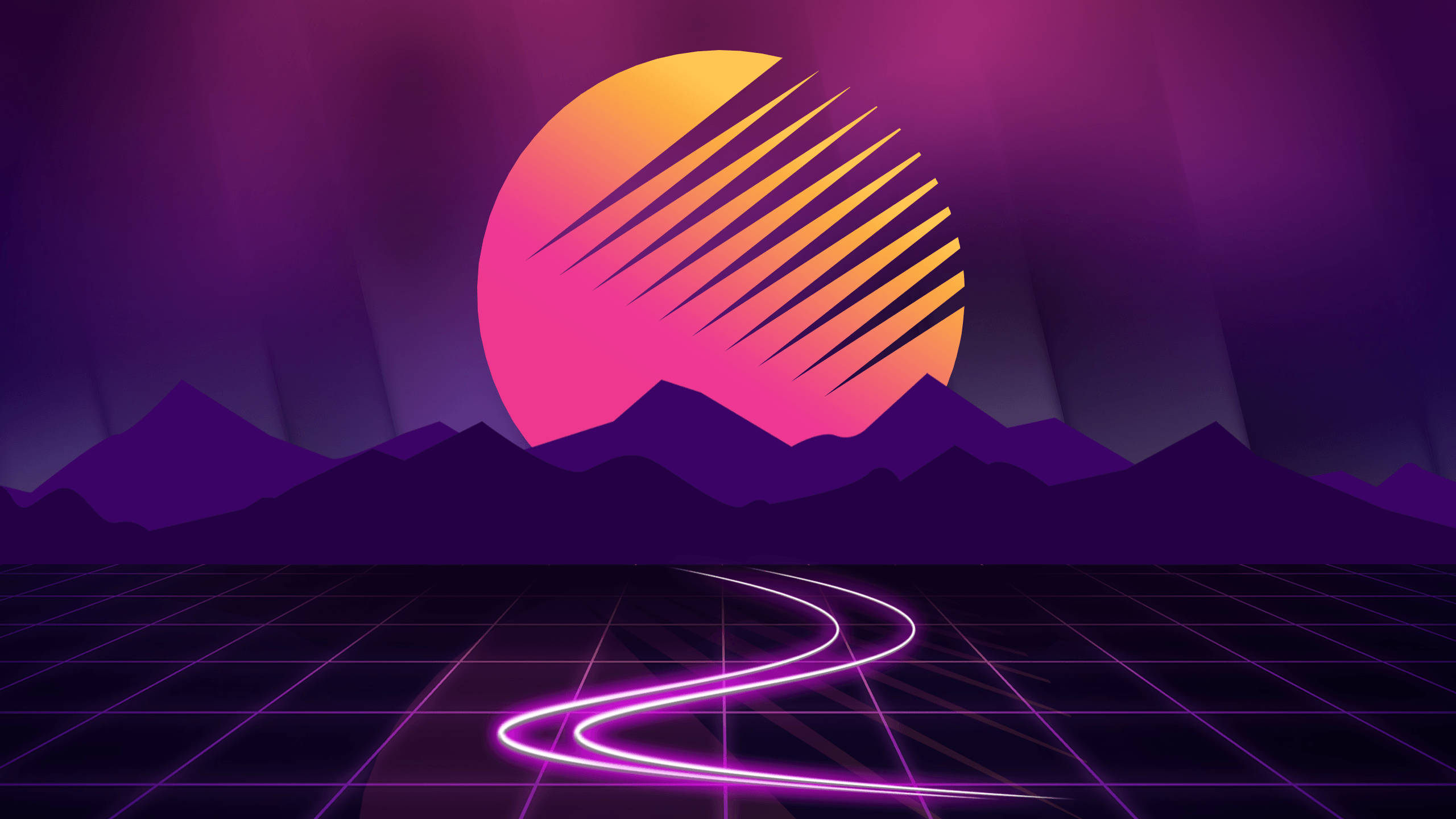 Digital Art Outrun Dark Vaporwave Wallpapers