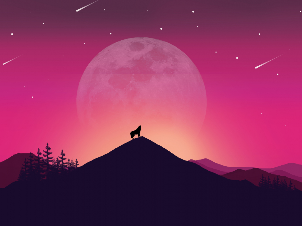 Digital Moon Wallpapers