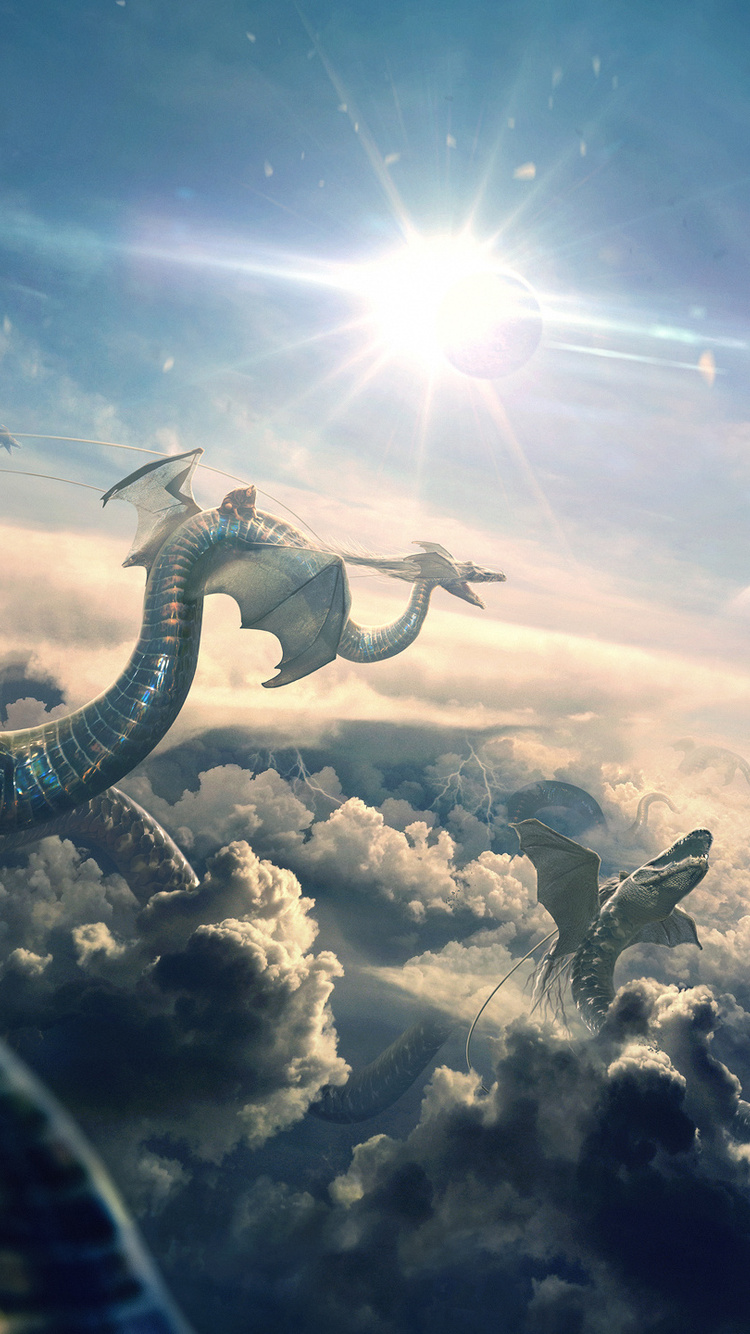 Dragon Flight Eclipse Wallpapers