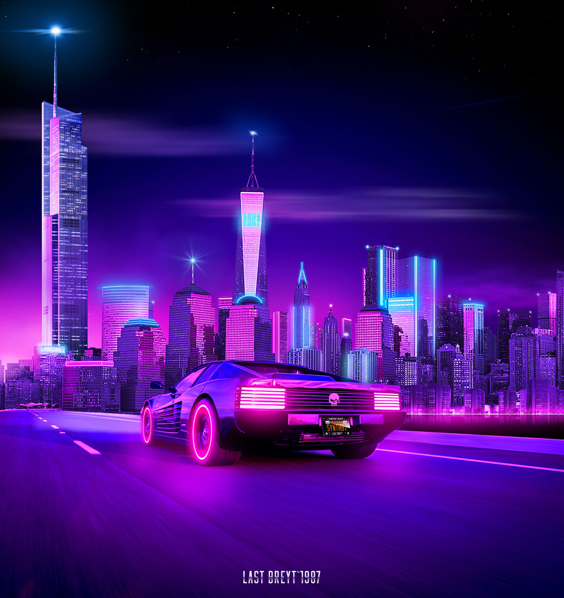 Driving To Future City Wallpapers