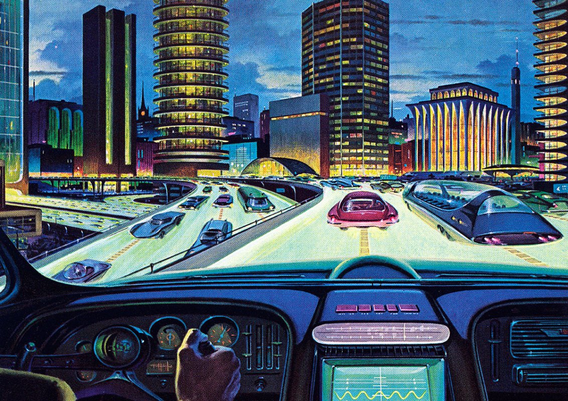 Driving To Future City Wallpapers