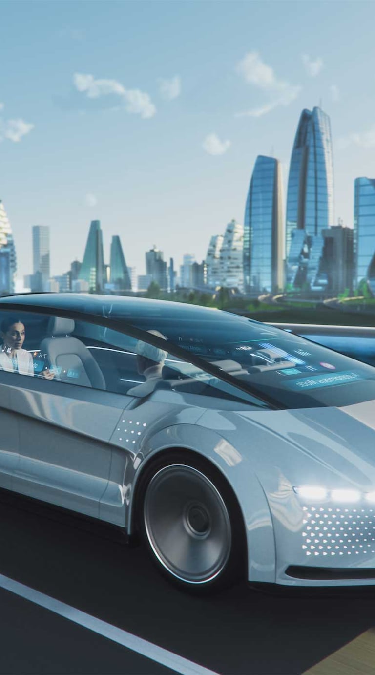 Driving To Future City Wallpapers