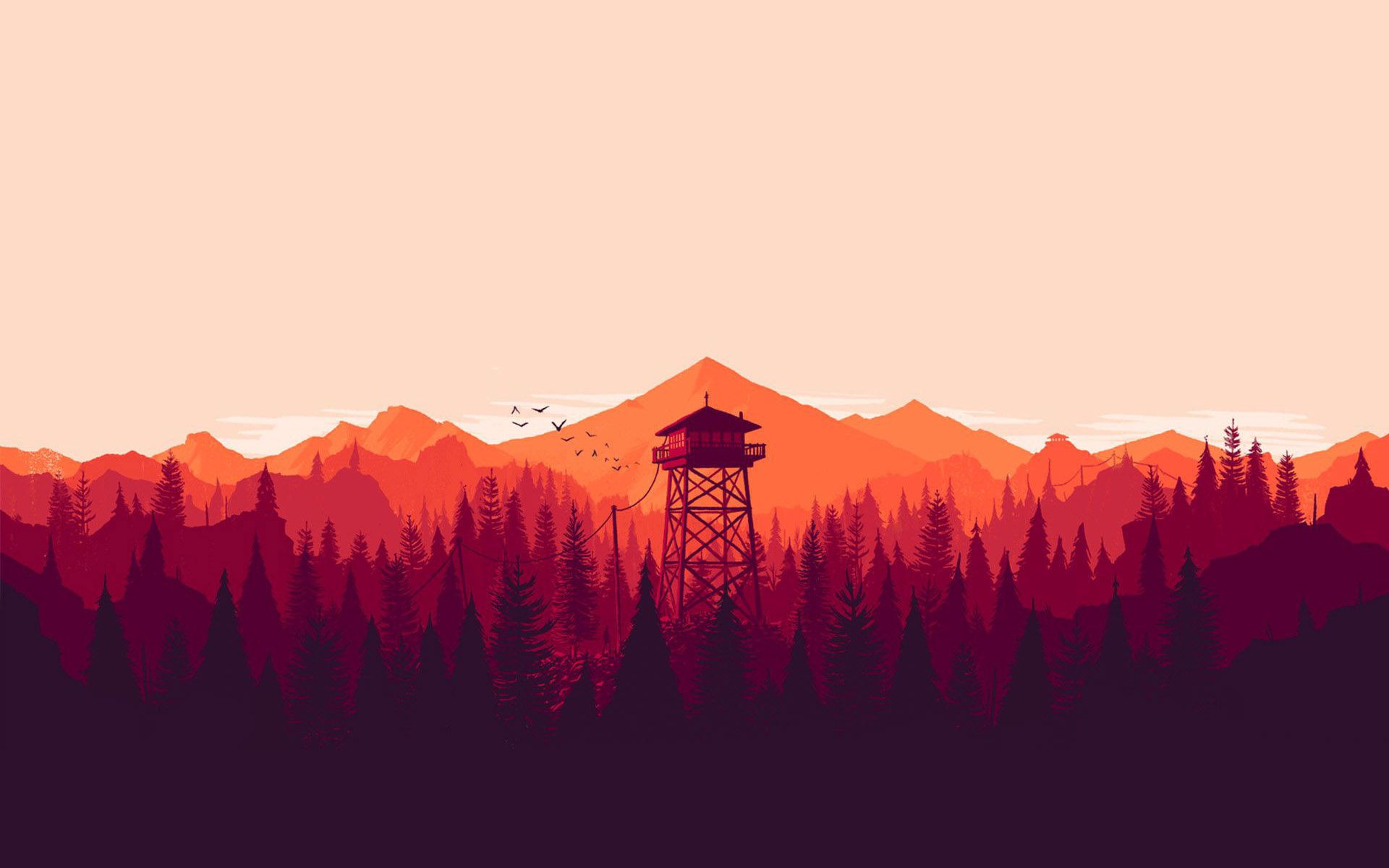 Firewatch 4K Uhd Wallpapers