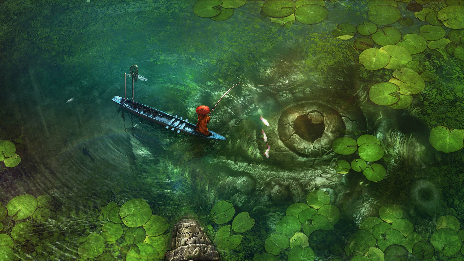 Fisherman Digital Art Wallpapers